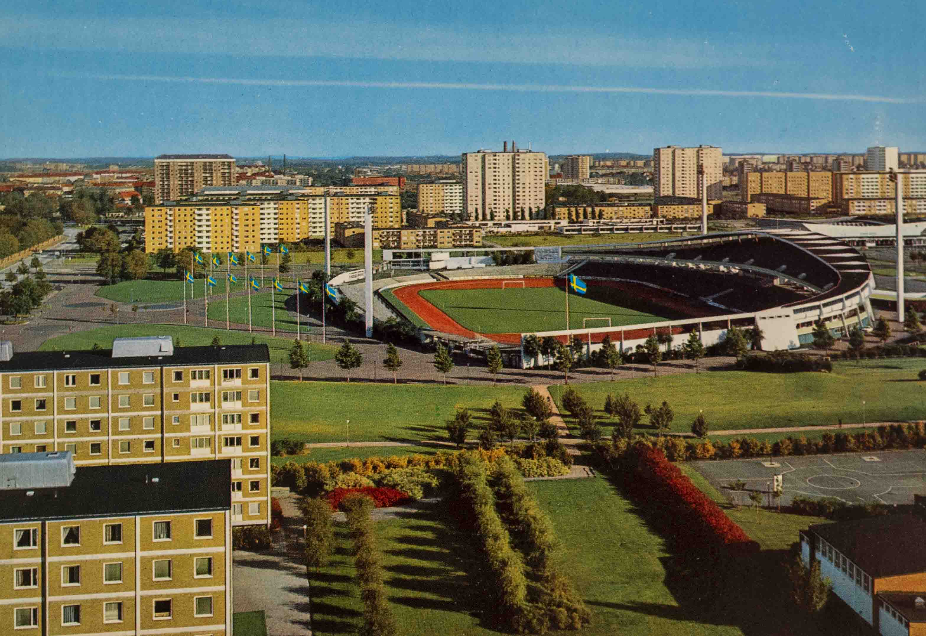Pohlednice stadion , Malmo Stadion