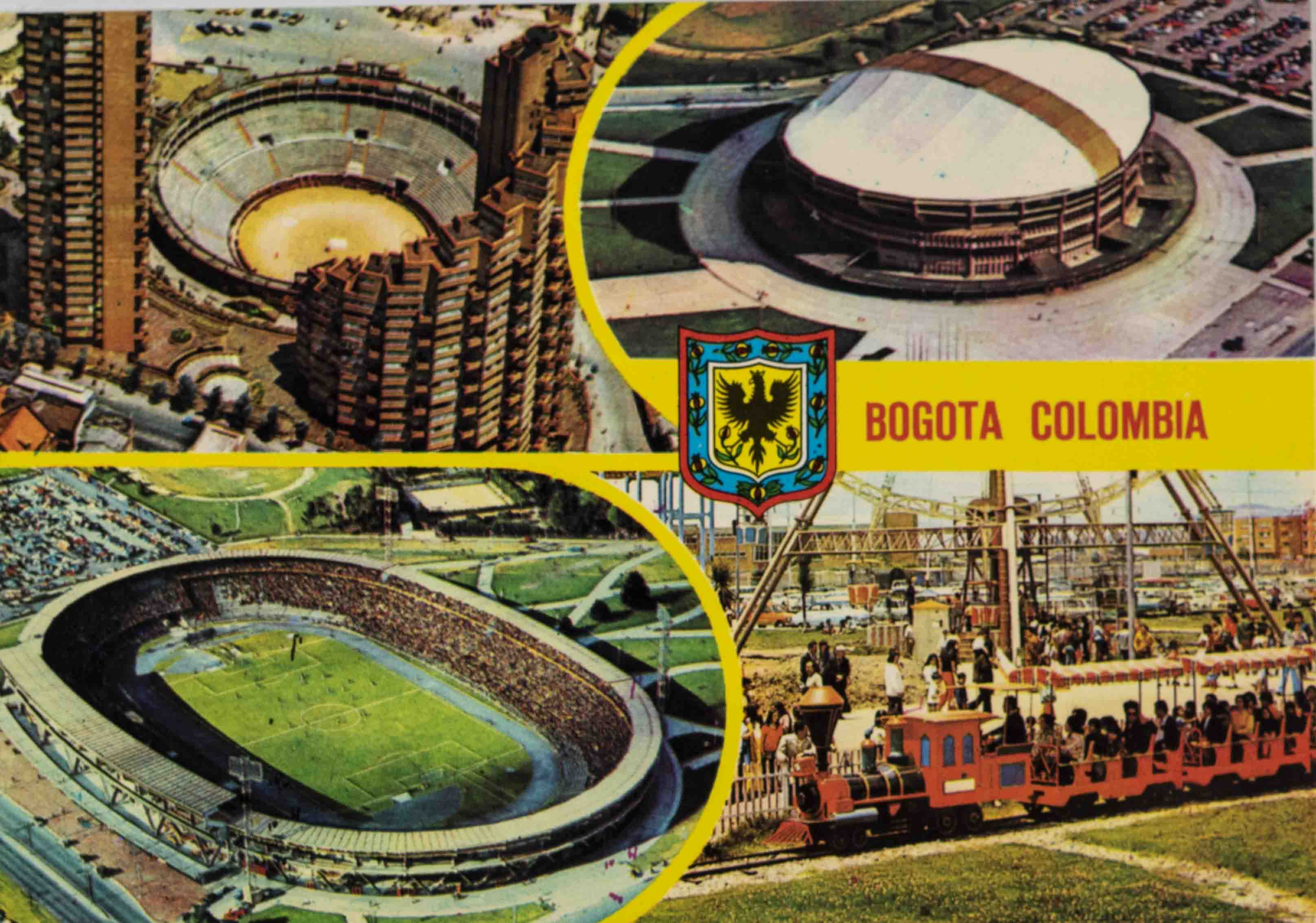 Pohlednice stadion, Bogota, Colombia