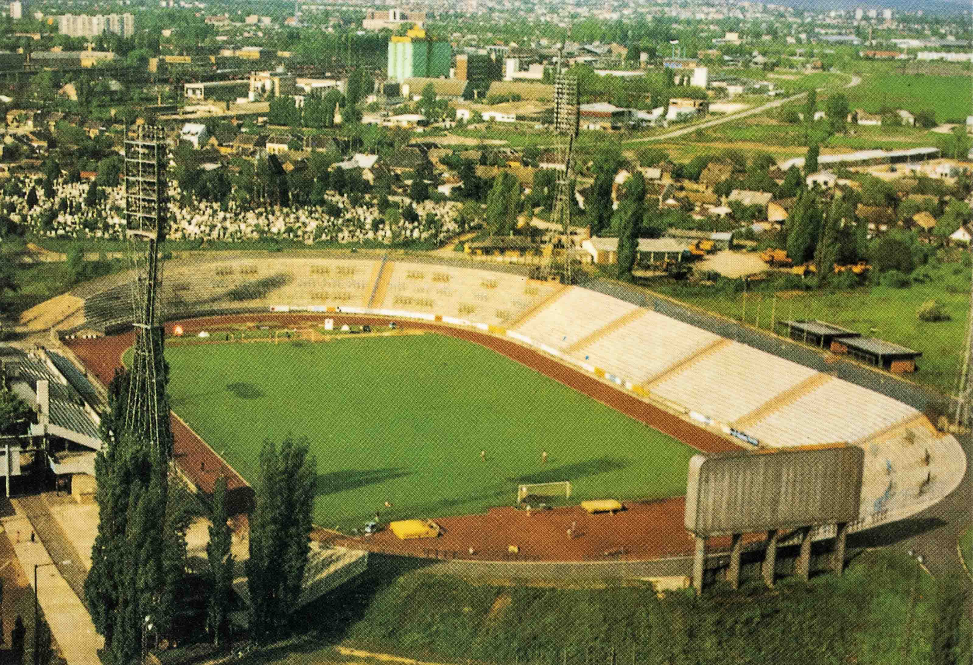 Pohlednice stadion , Sóstói Stadion, Székesfehérvár