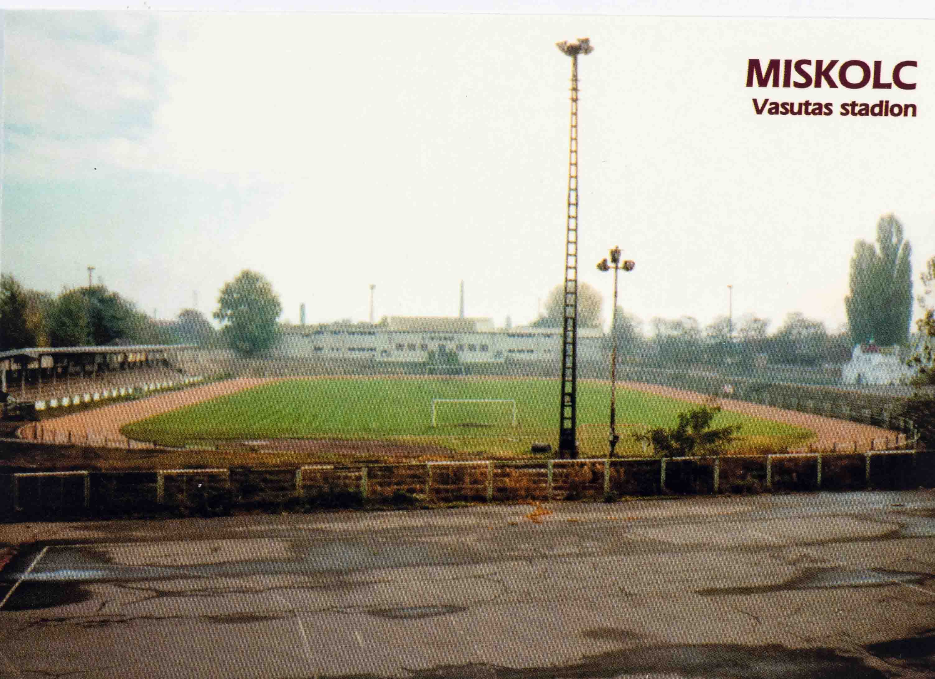 Pohlednice stadion , Miskolc, Vasutas stadion