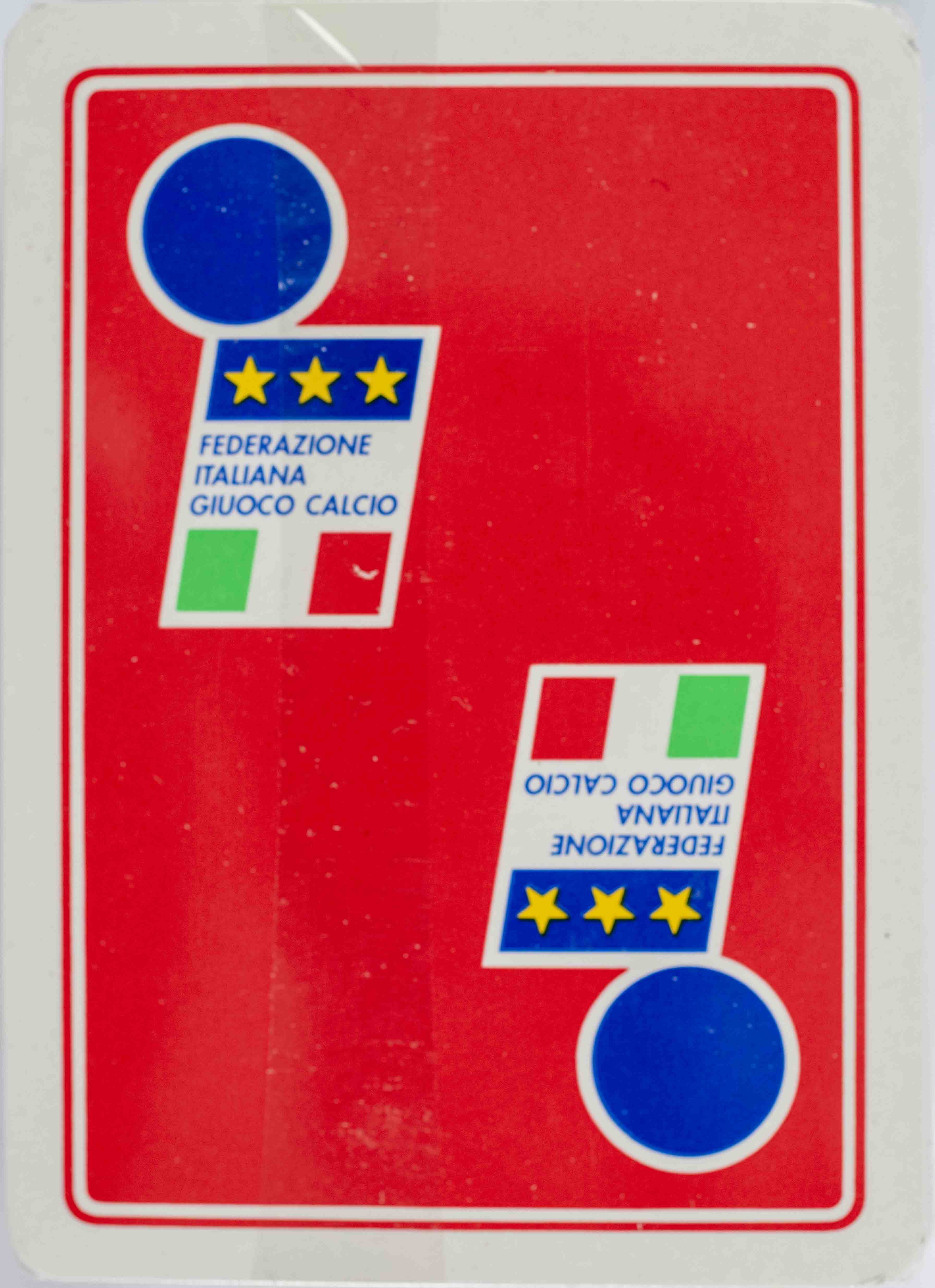 Hrací karty fotbal, Federazione Italiana giuoco calcio