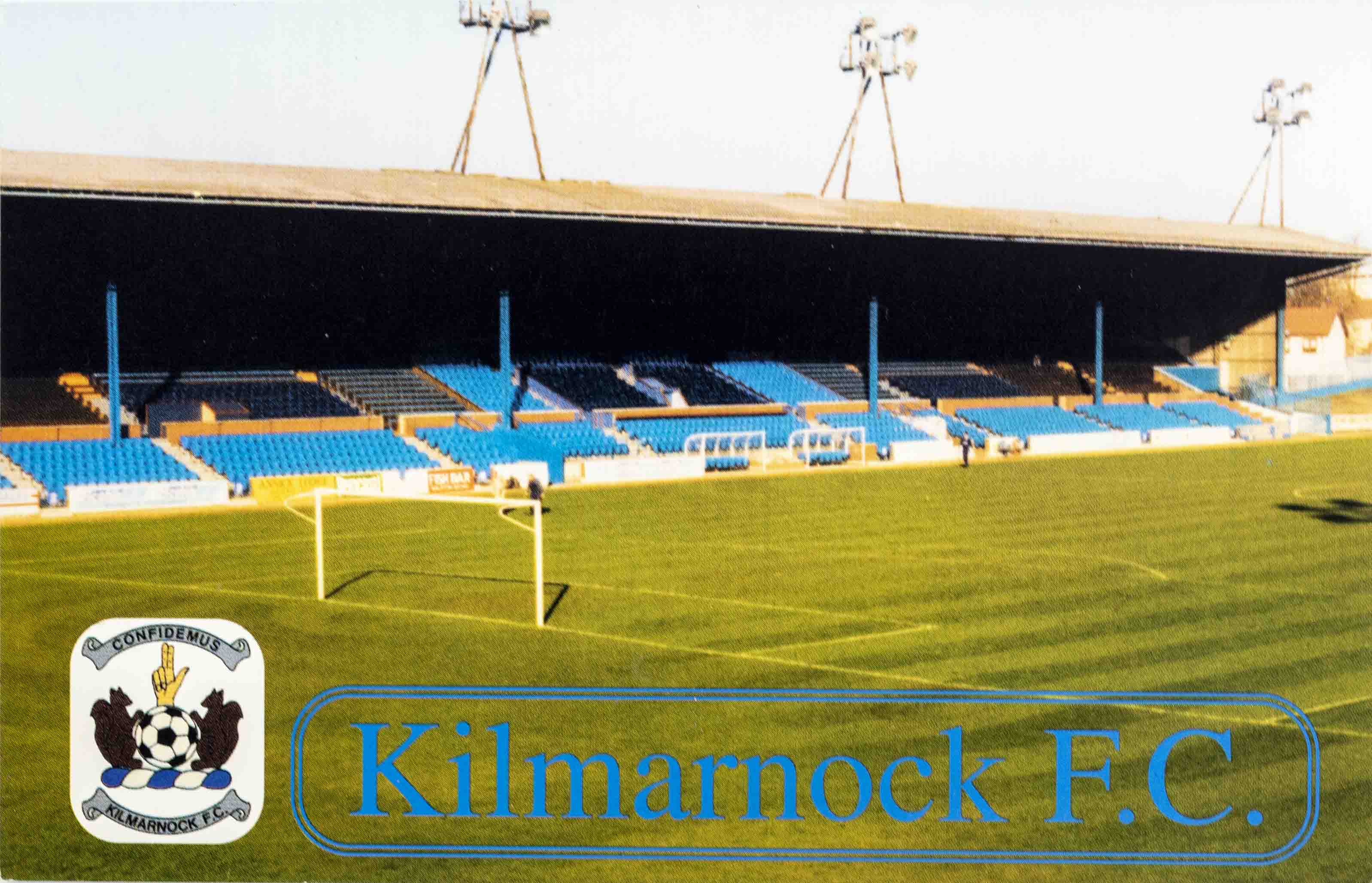 Pohlednice stadion, Kilmarnock FC,