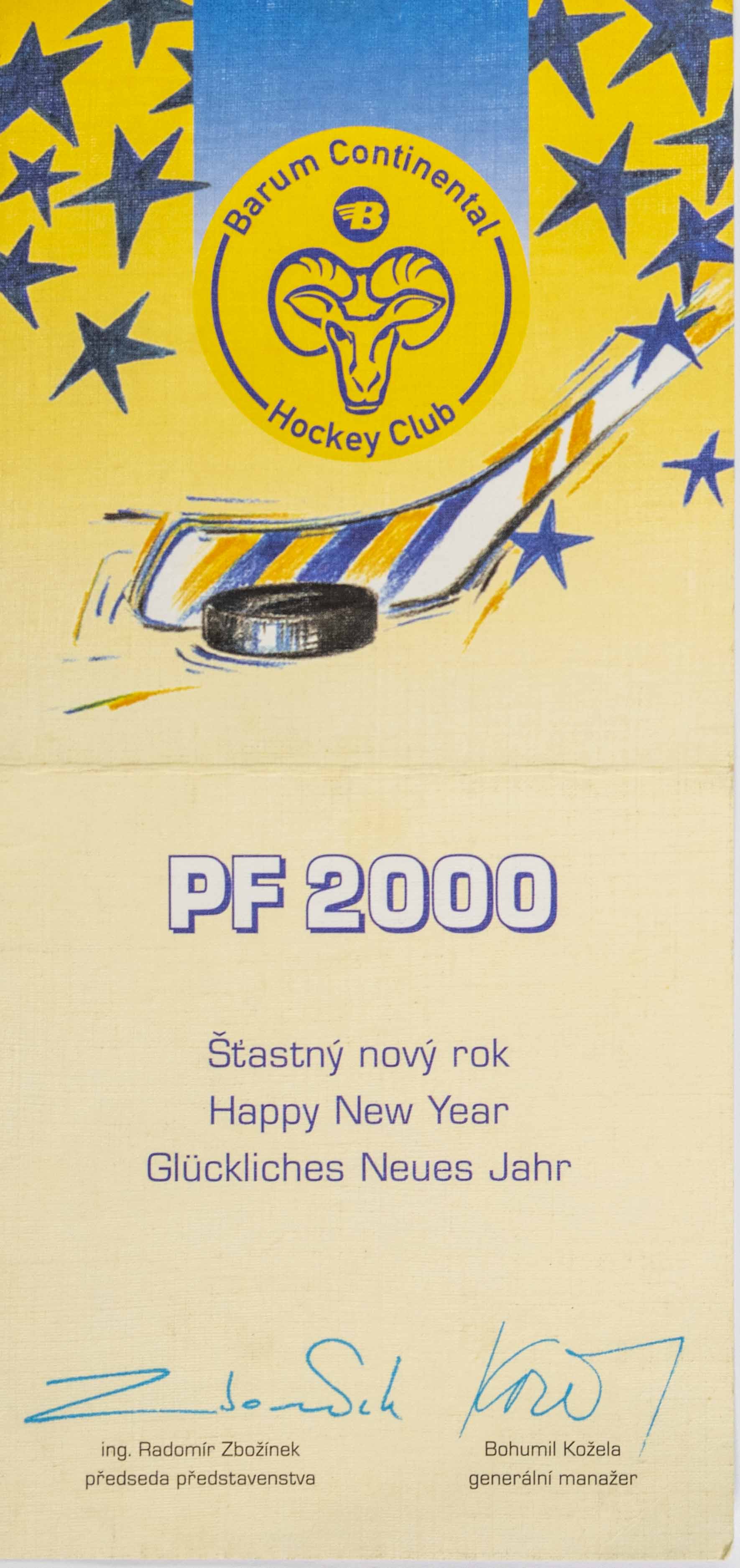 PF 2000, Hockey club Zlín