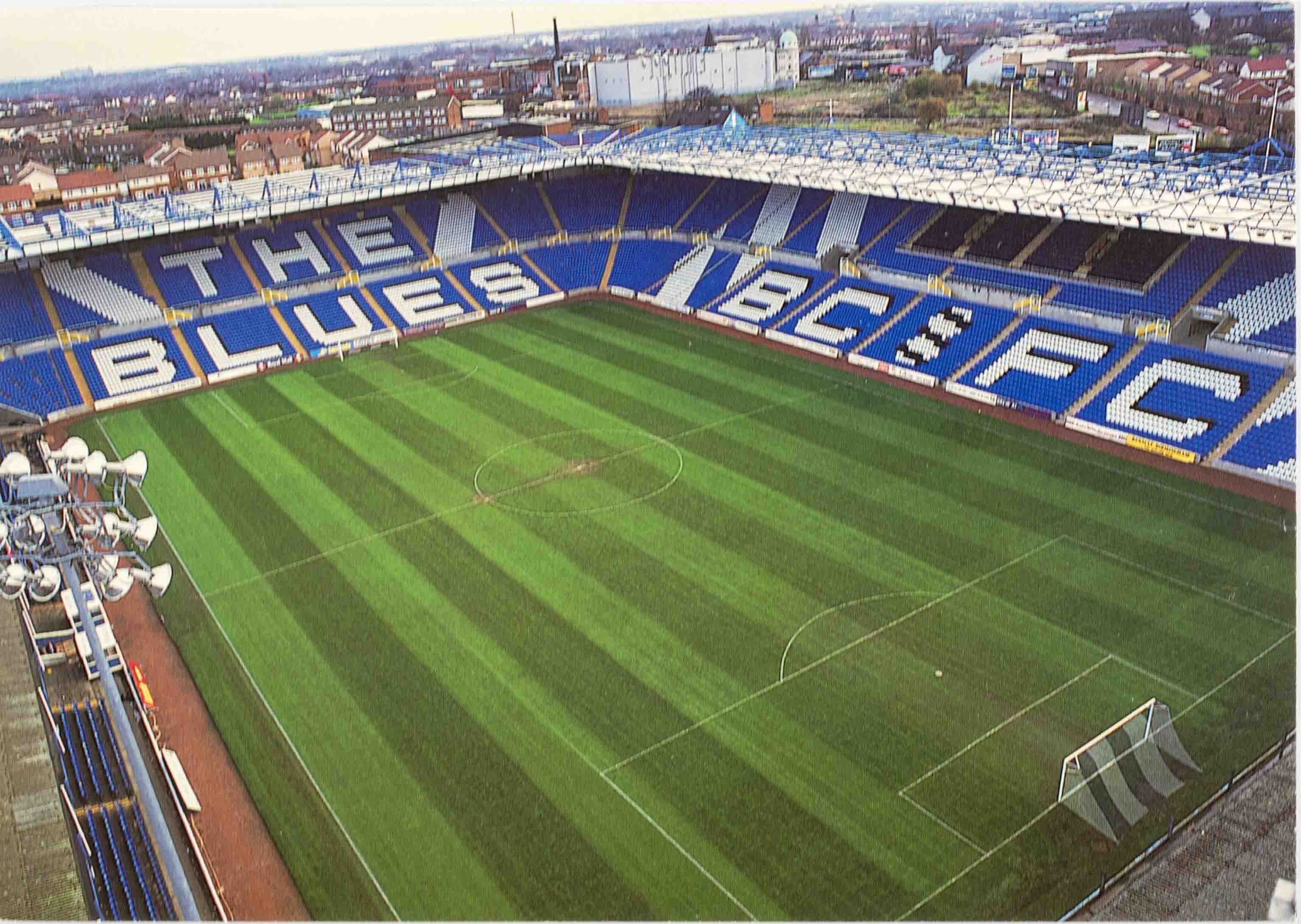 Pohlednice stadion VF, Birmingham City, FC