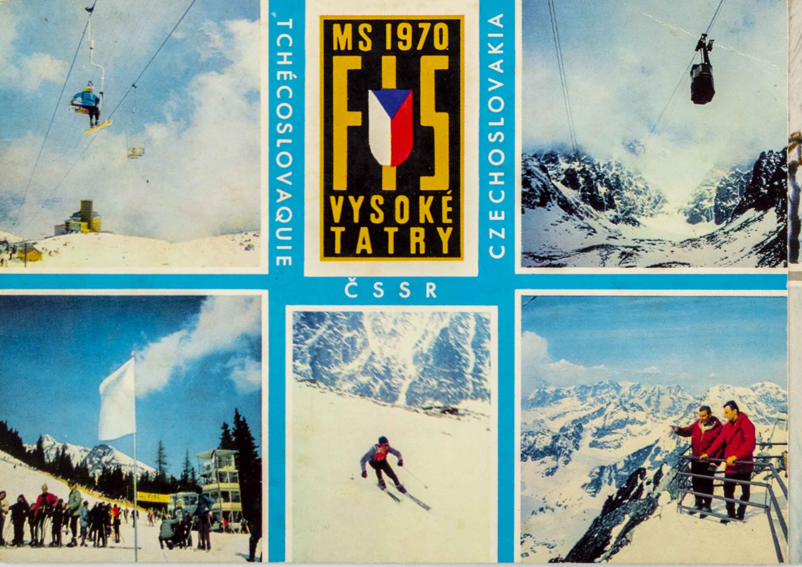 Pohlednice - Vysoké Tatry, MS FIS, 1970, ČSSR 2