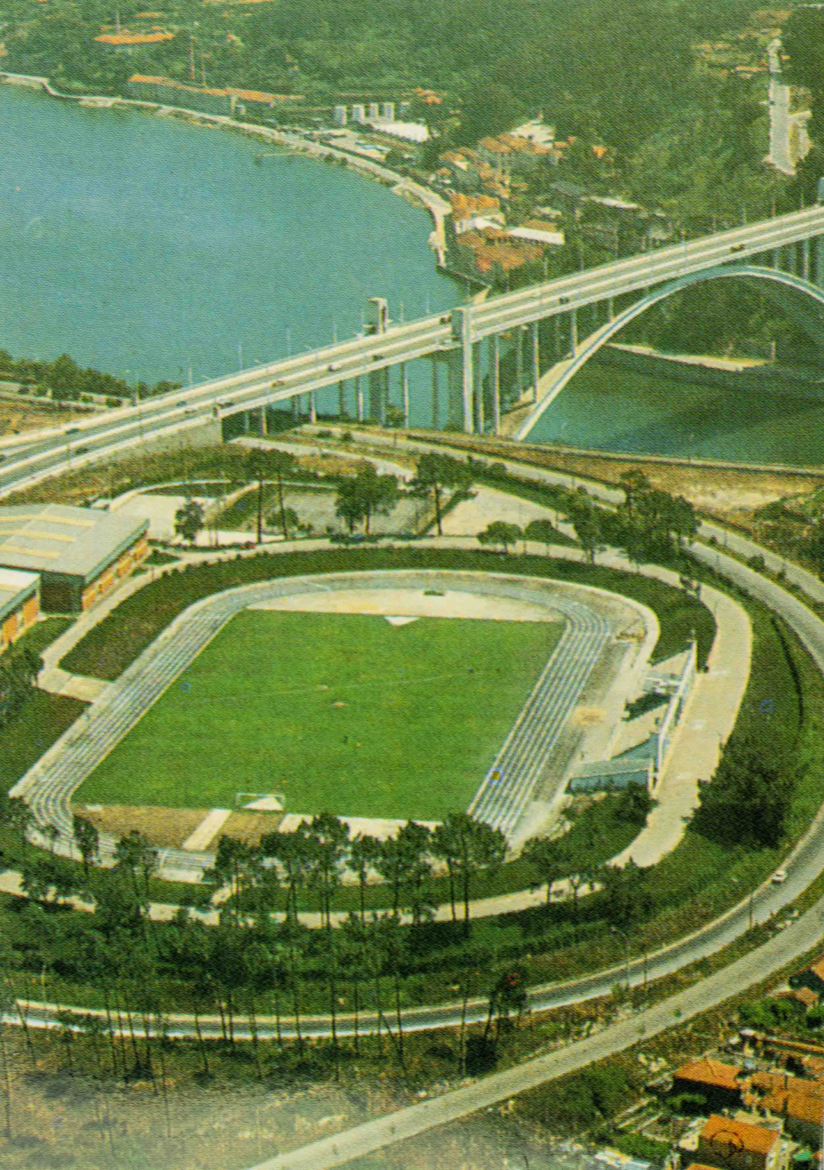 Pohlednice stadion , Porto, Estádio Universitário