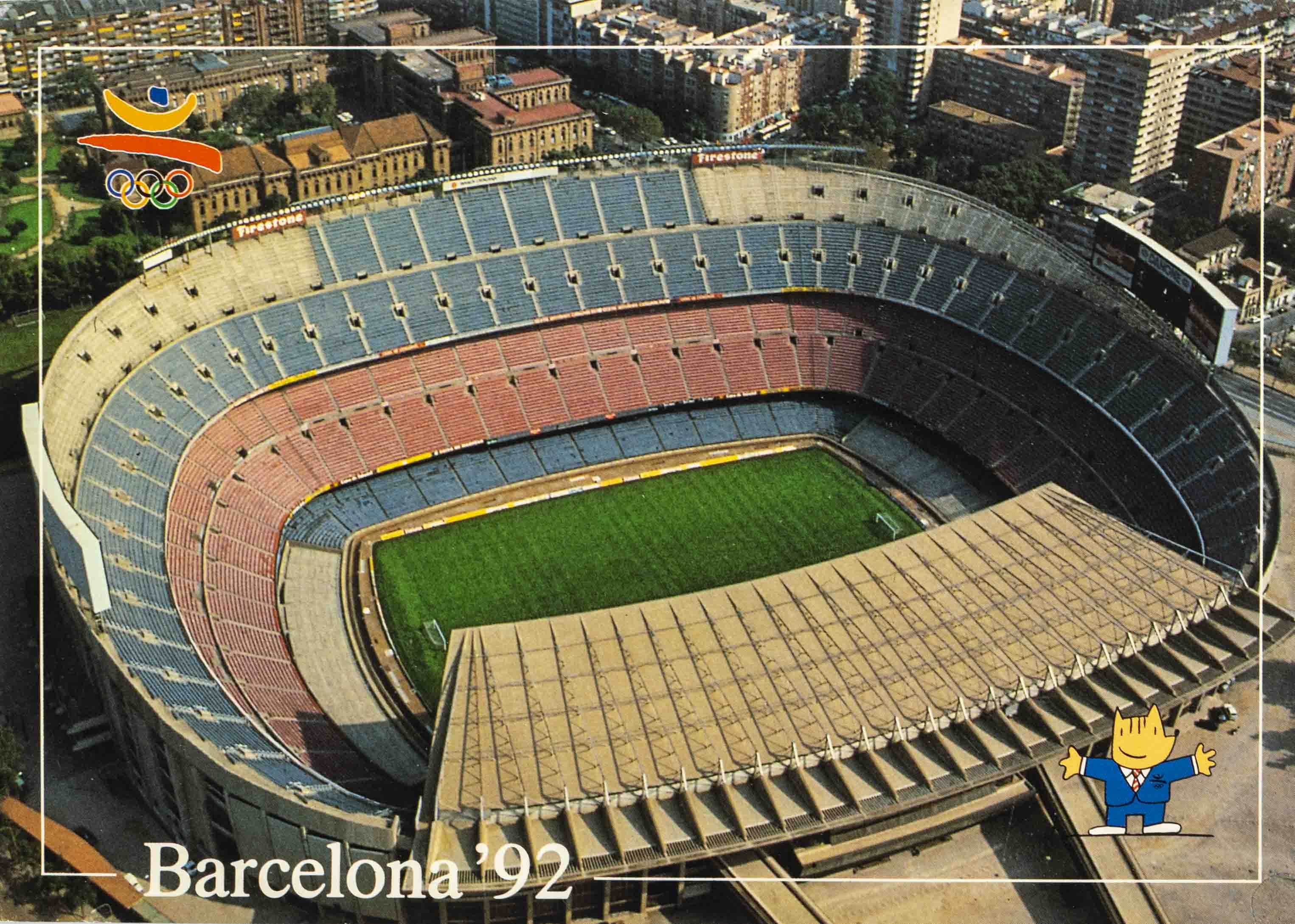 Pohlednice stadion VF, Olympic, Barcelona 1992 -2