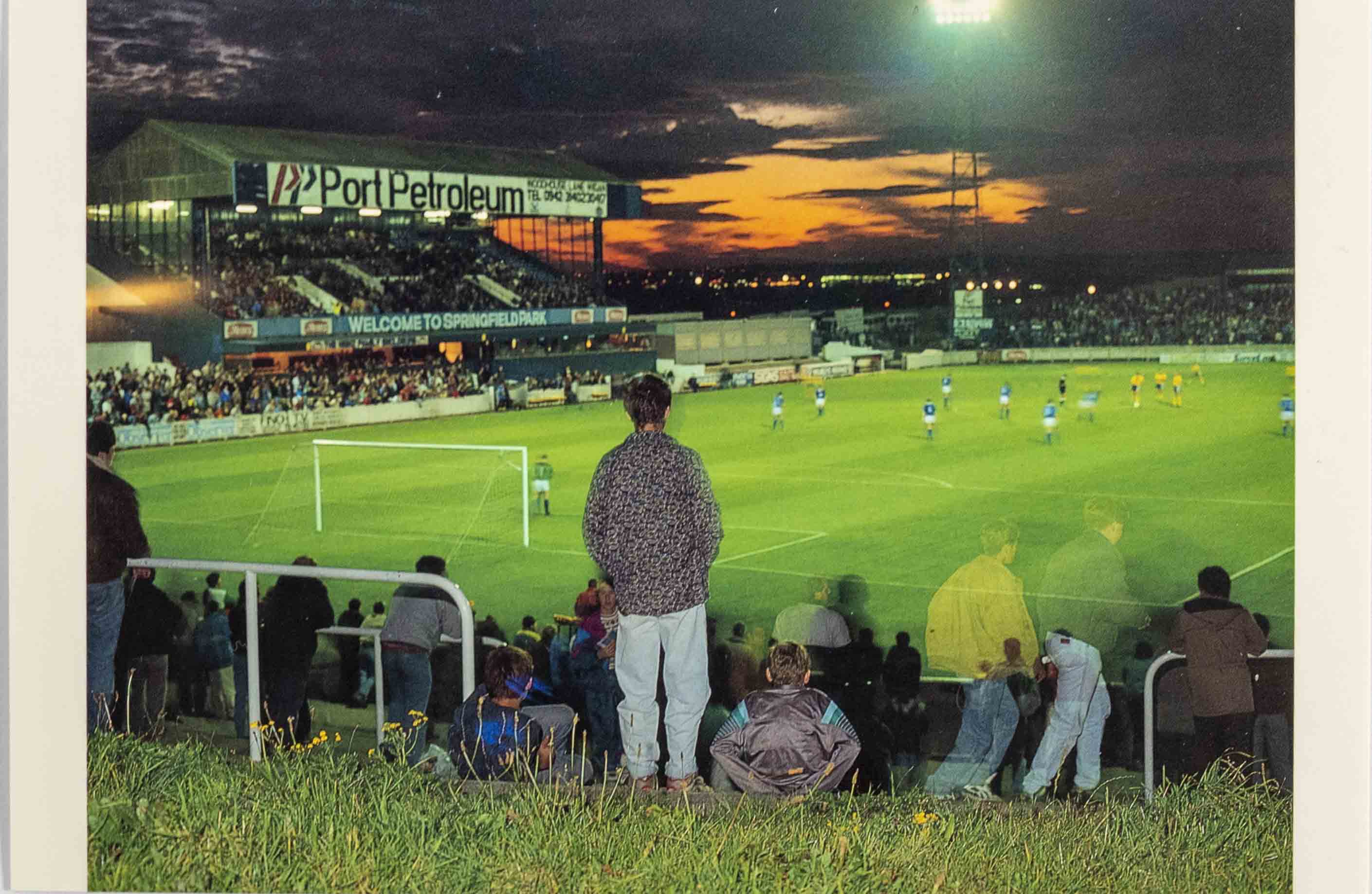 Pohlednice stadion, Sunset over Springfield Park