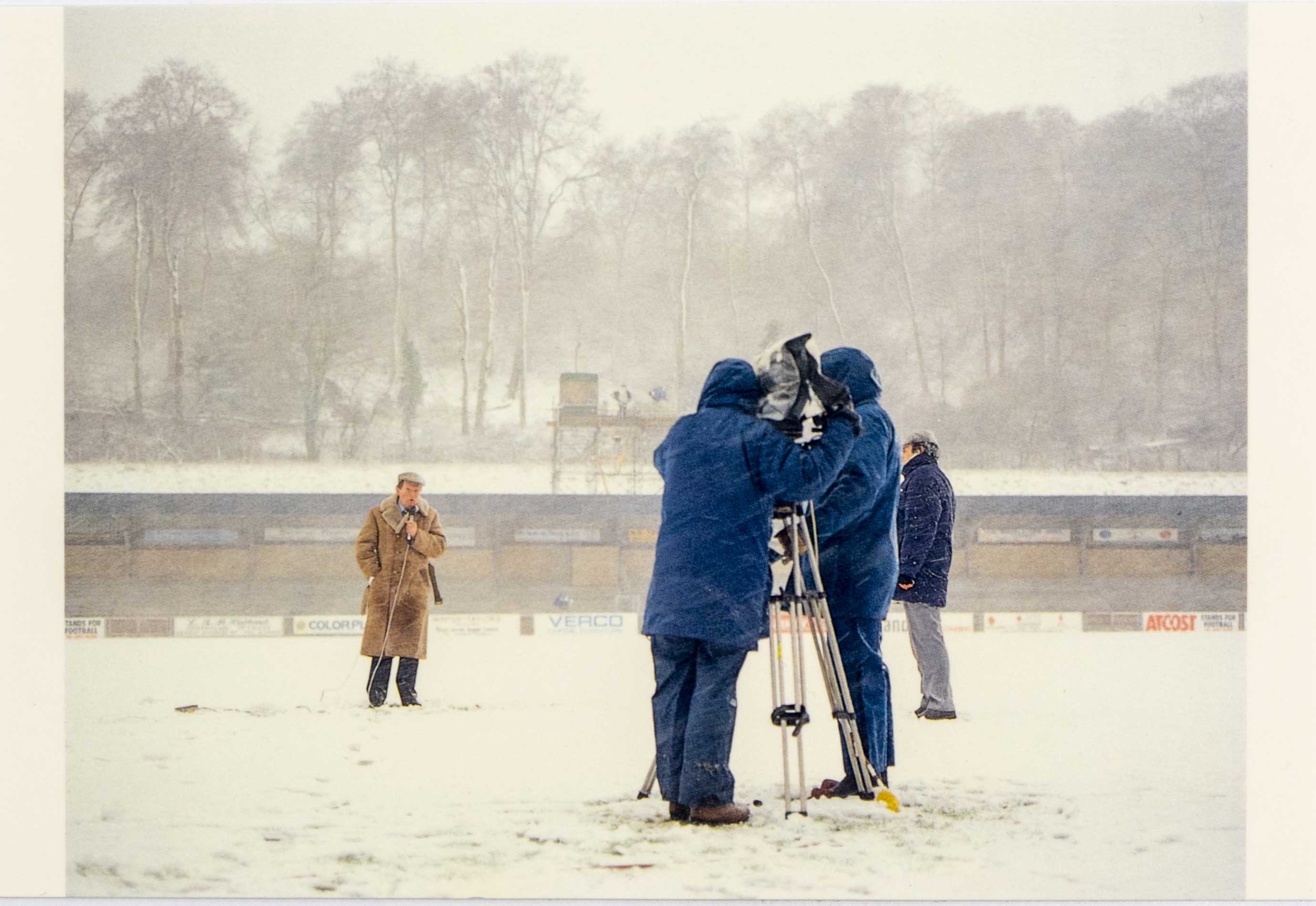 Pohlednice stadion, reporting from the ground Wanderers