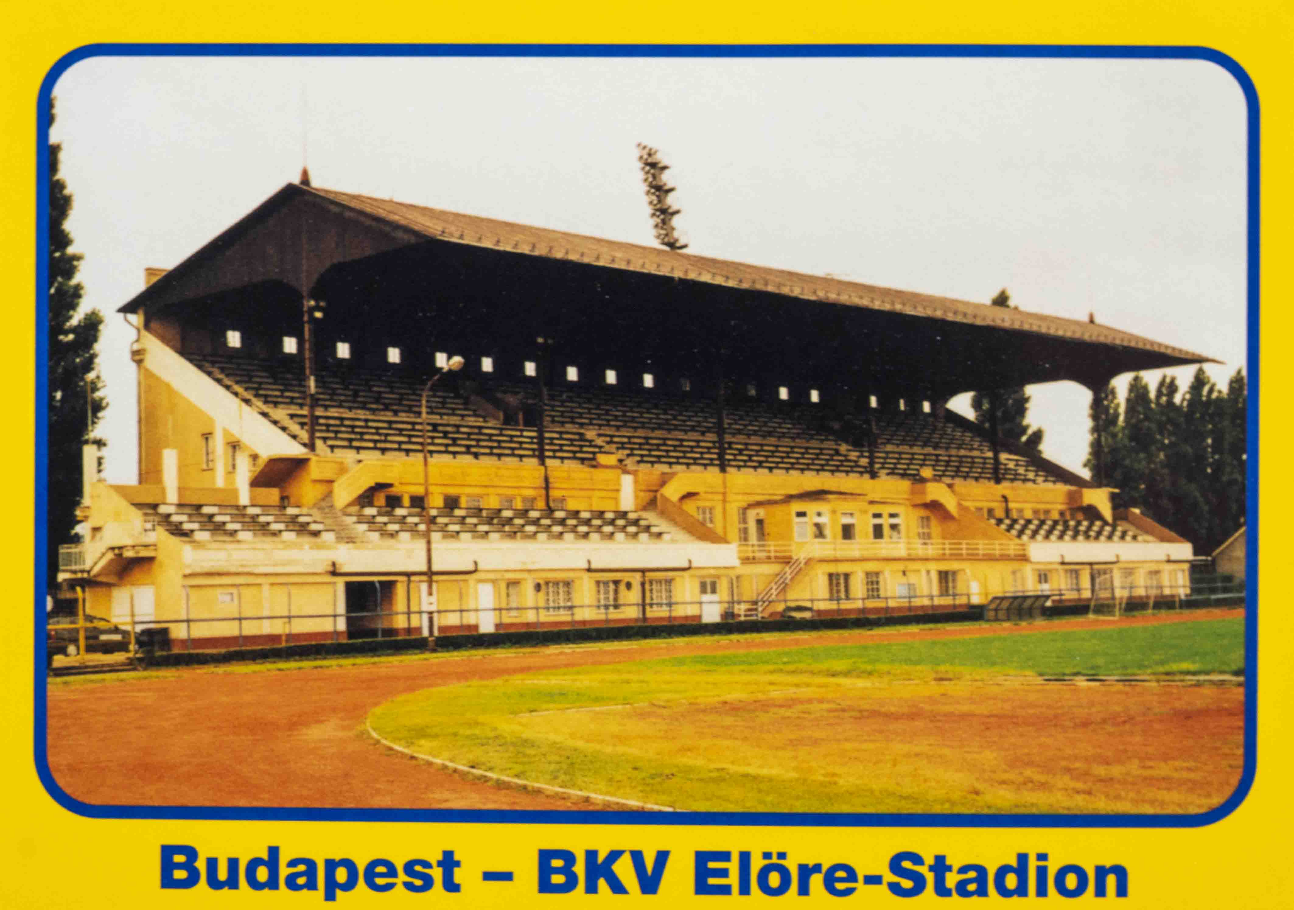 Pohlednice stadion, Budapest - BKV Elore-Stadion