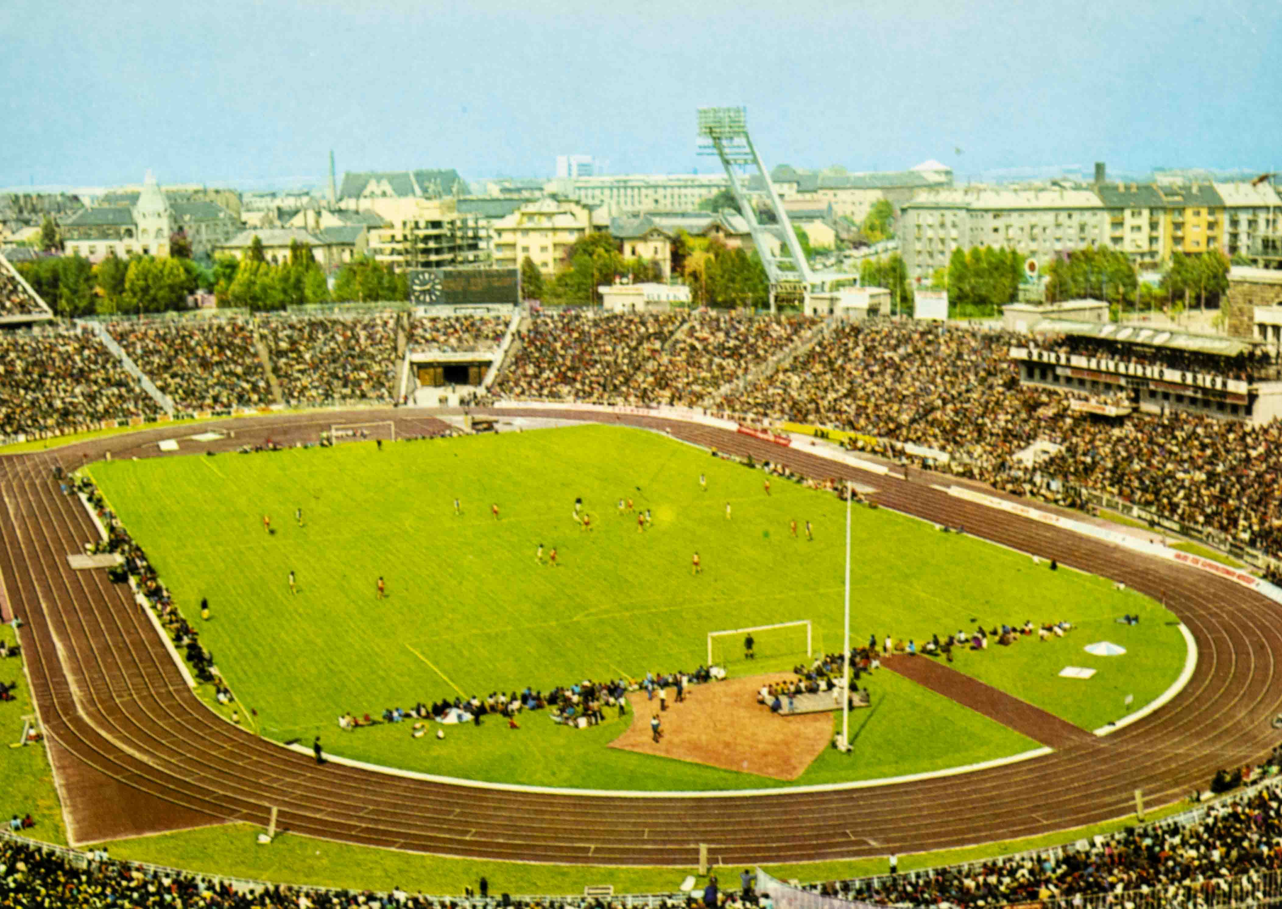 Pohlednice stadion, Budapest, Népsatidion, Volkstadion