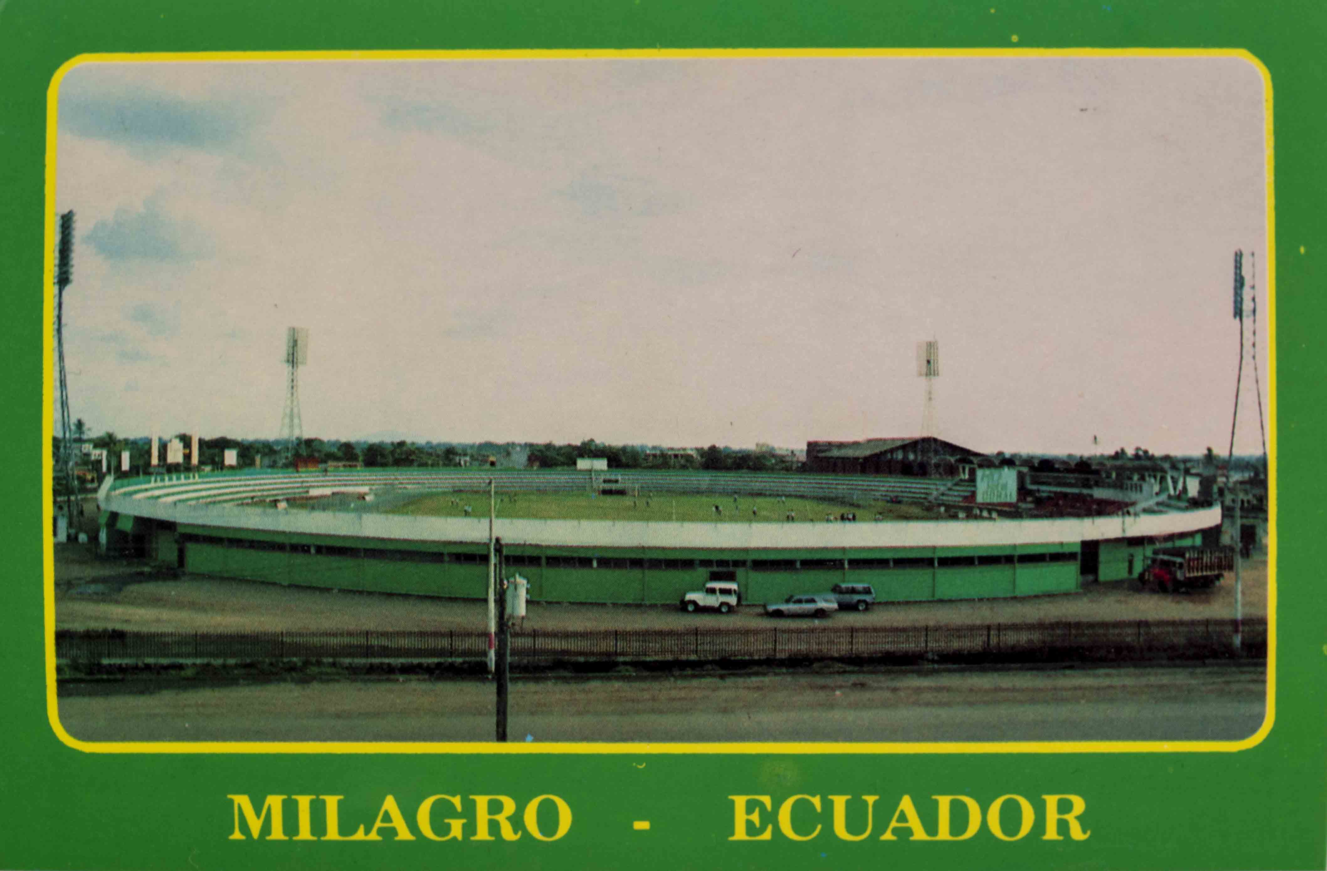 Pohlednice stadion, Milagro Ecuador