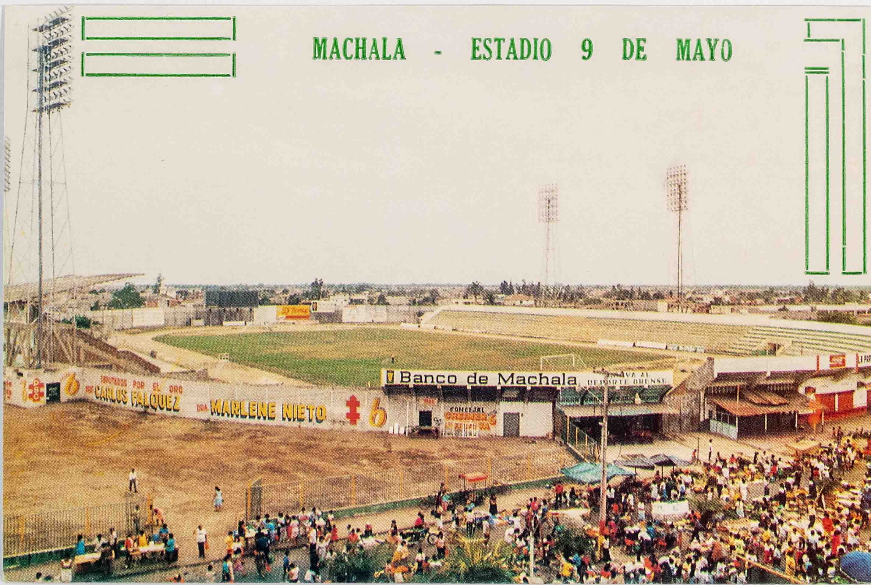 Pohlednice stadion, Machala, Estadio 9, de Mayo