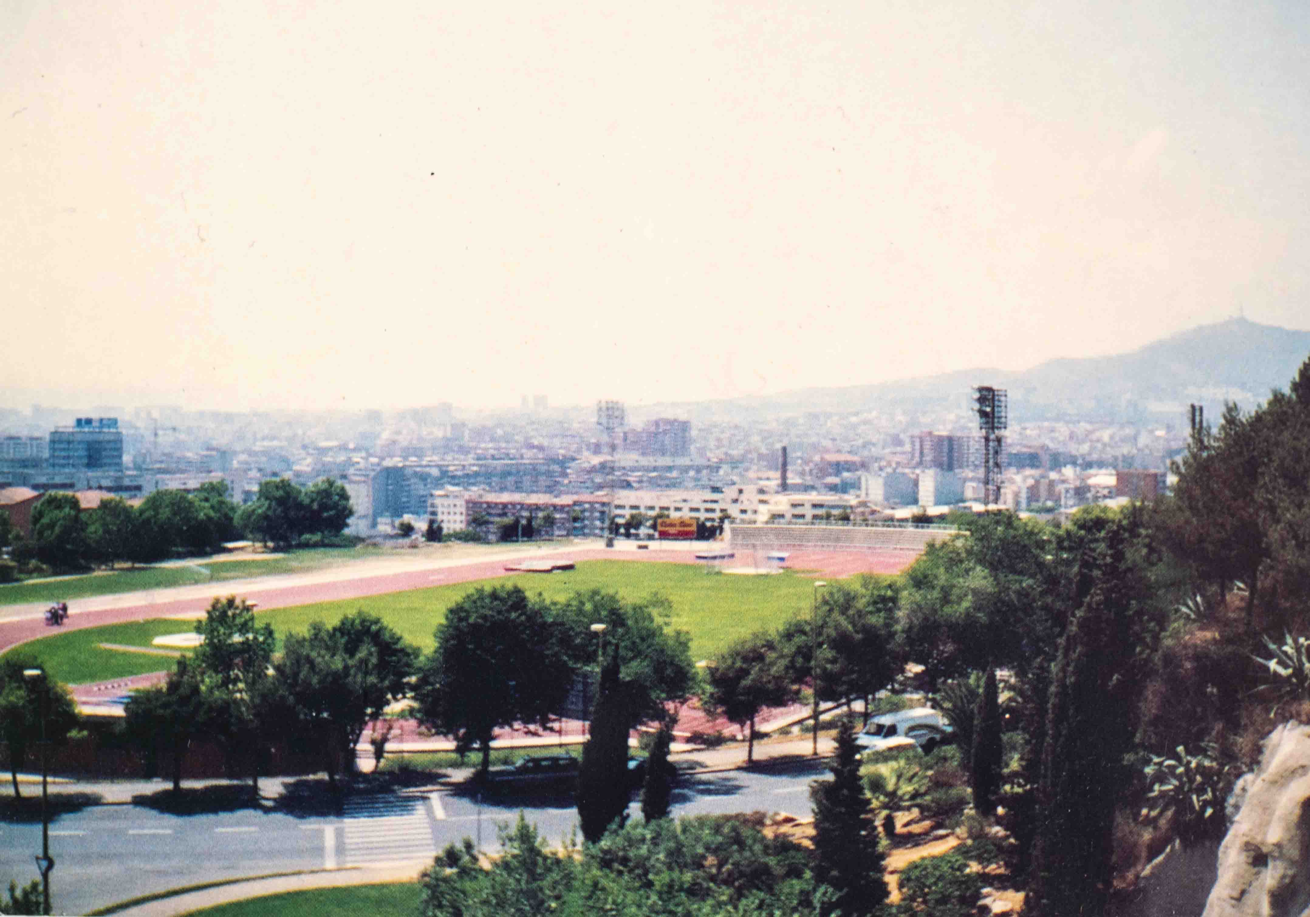 Pohlednice stadion, Barcelona, Estadio Joan Serrahima