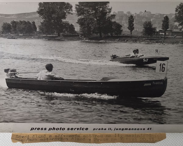 Tiskové foto, závod člunů 1933