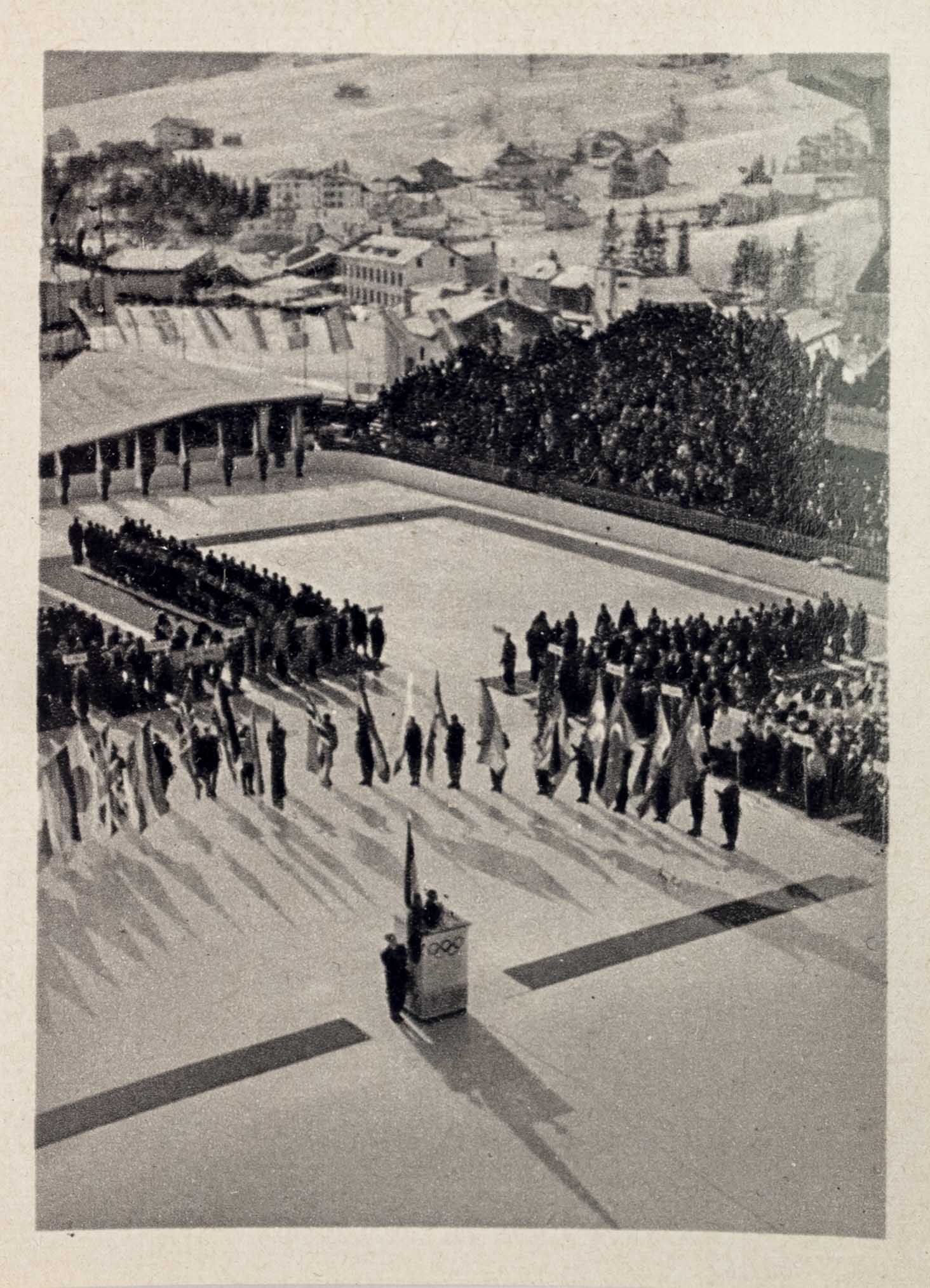 Kartička Olympia, Cortina d'Ampezzo, Alle Manschaften, 1956 , 9