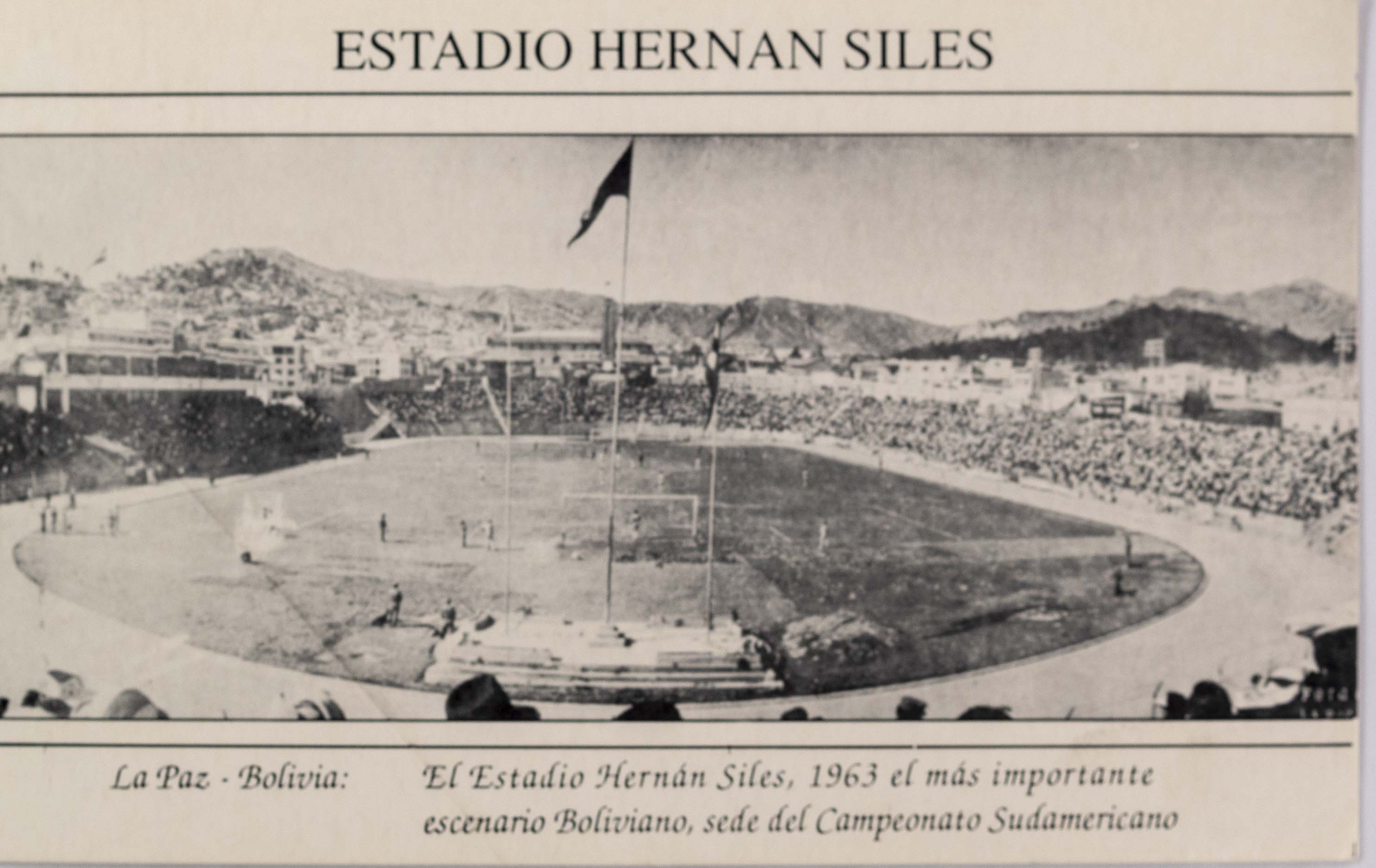 Pohlednice stadion, VF, Estadio Herman Siles, Bolivia