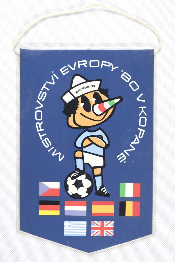 Vlajka klubová MS Europa 1980, kopaná