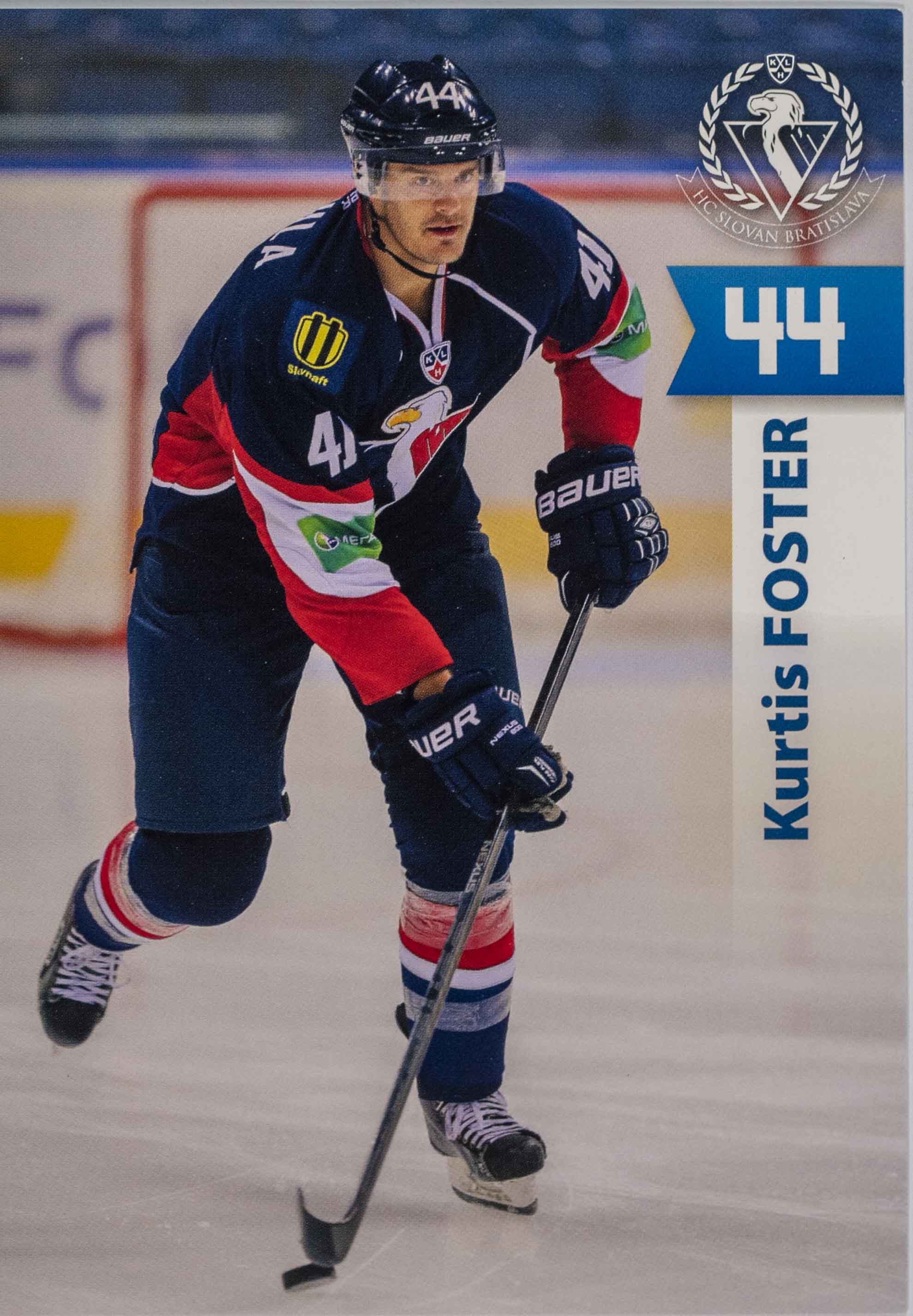 Hokejová karta, Kurtis Foster, HC Slovan Bratislava