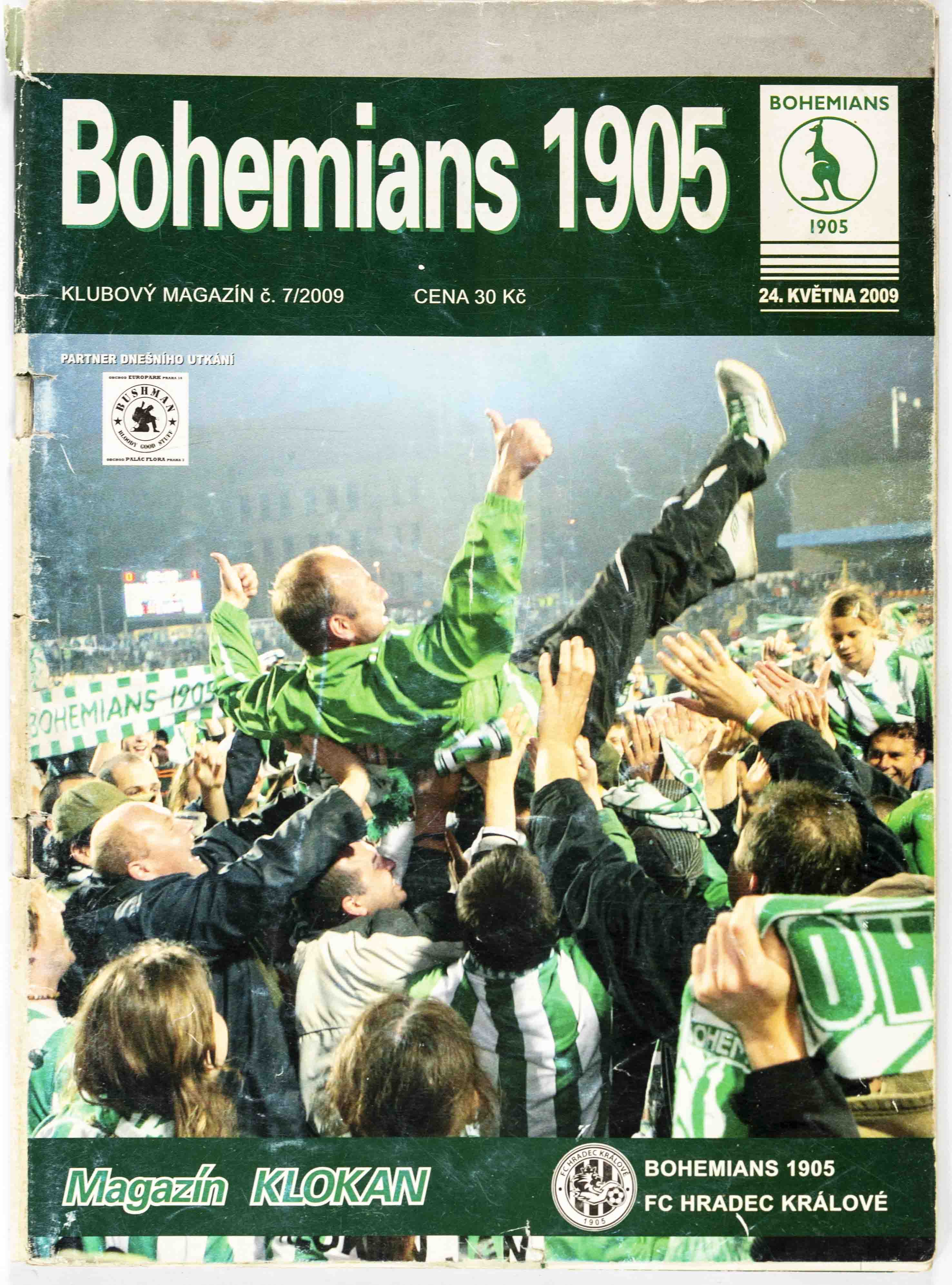 Program Klokan 1905, Bohemians 1905 v. FC Hradec Králové, 7/2009