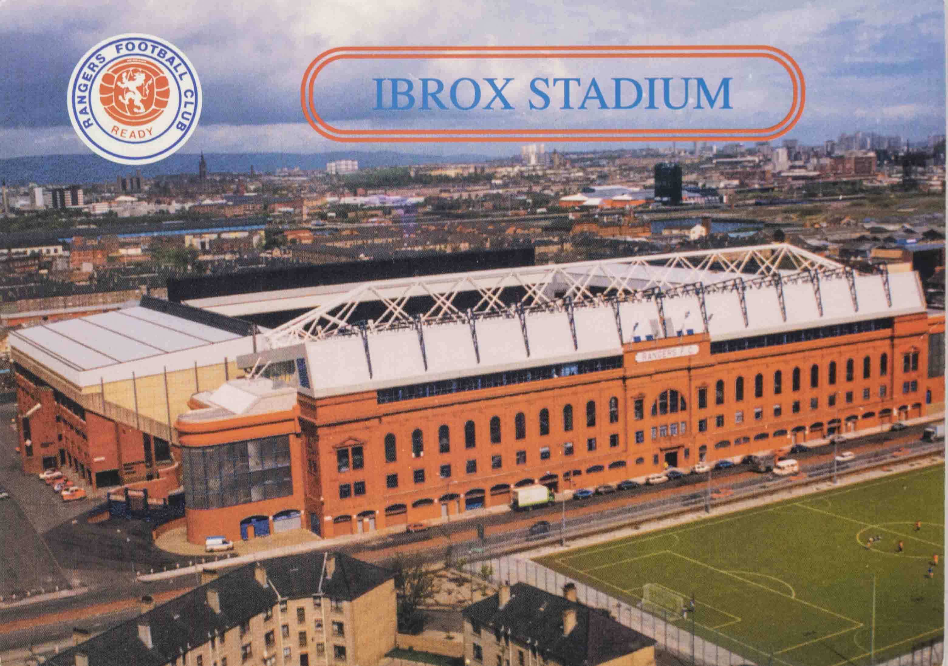 Pohlednice stadion VF, Ibrox Stadium, Rangers