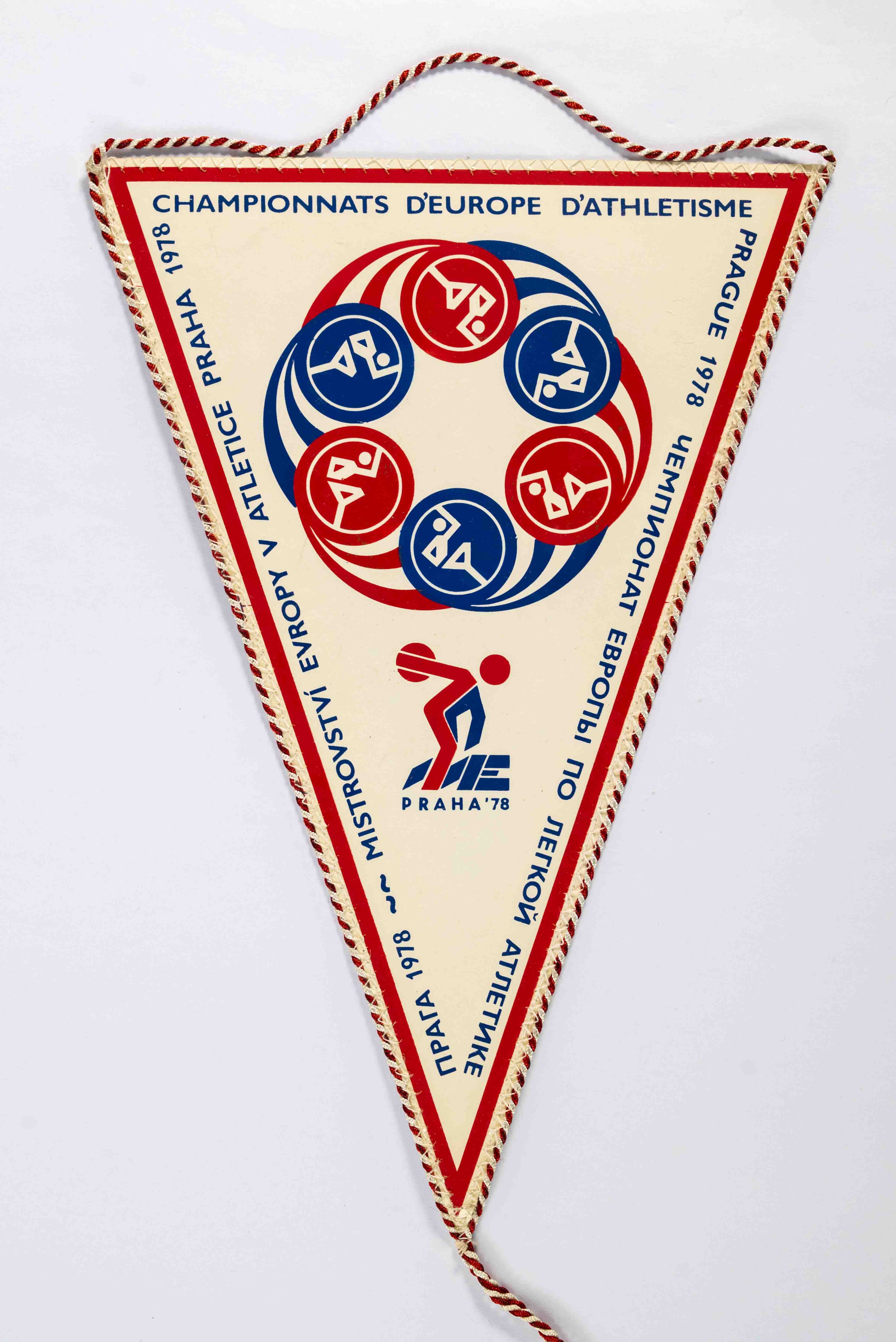 Klubová vlajka, ME v atletice, Praha 1978