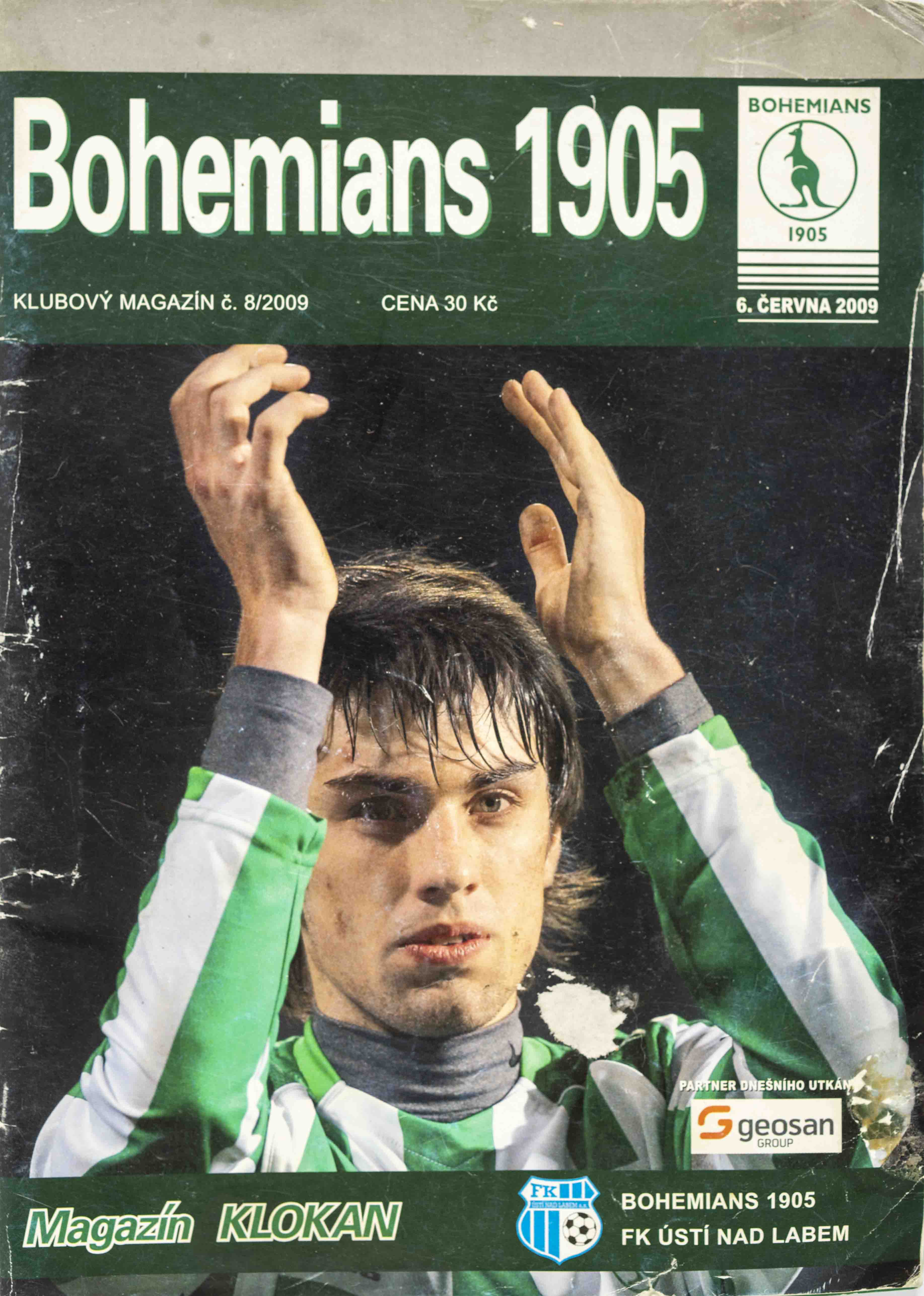 Program Klokan 1905, Bohemians 1905 v. FK Ústí n. Labem, 8/2009