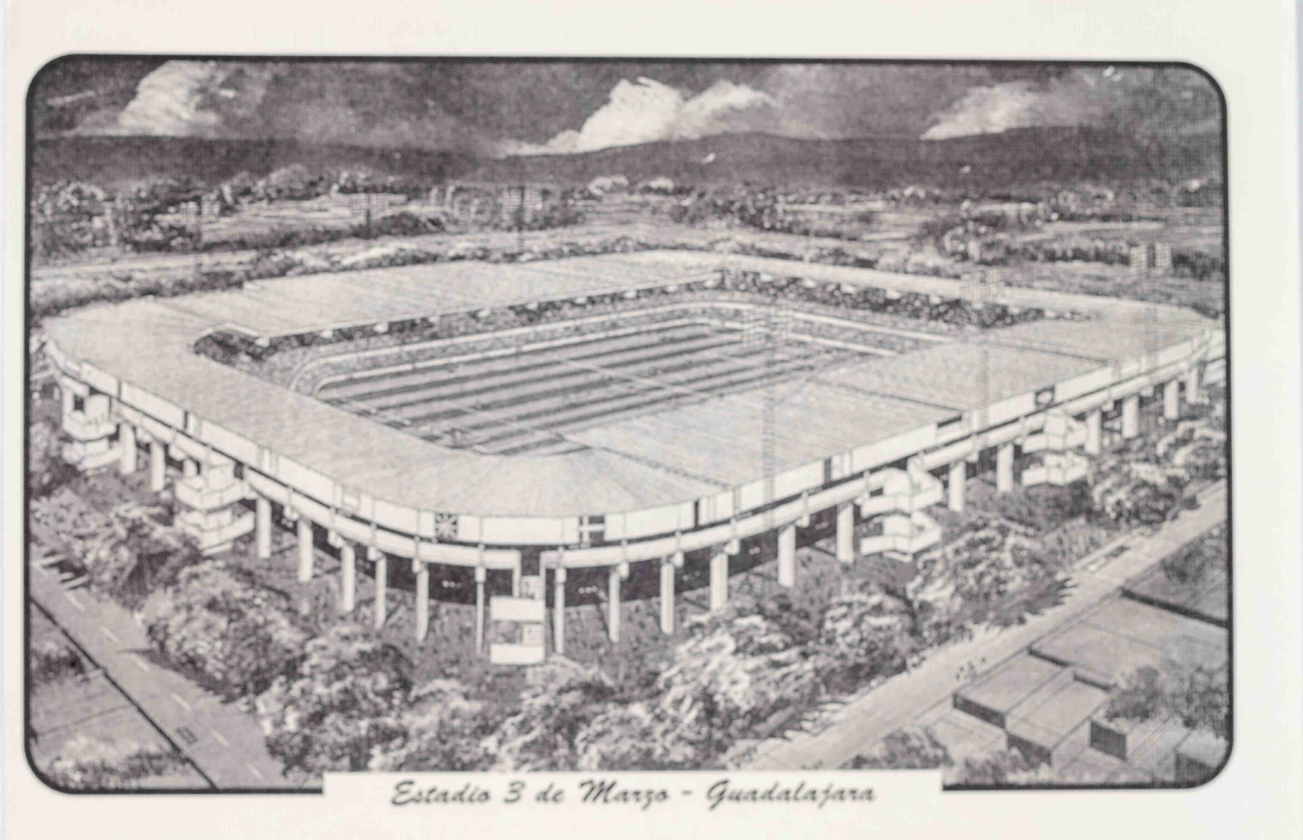 Pohlednice Stadion, Estadio 3 de Marzo, Guadalajara