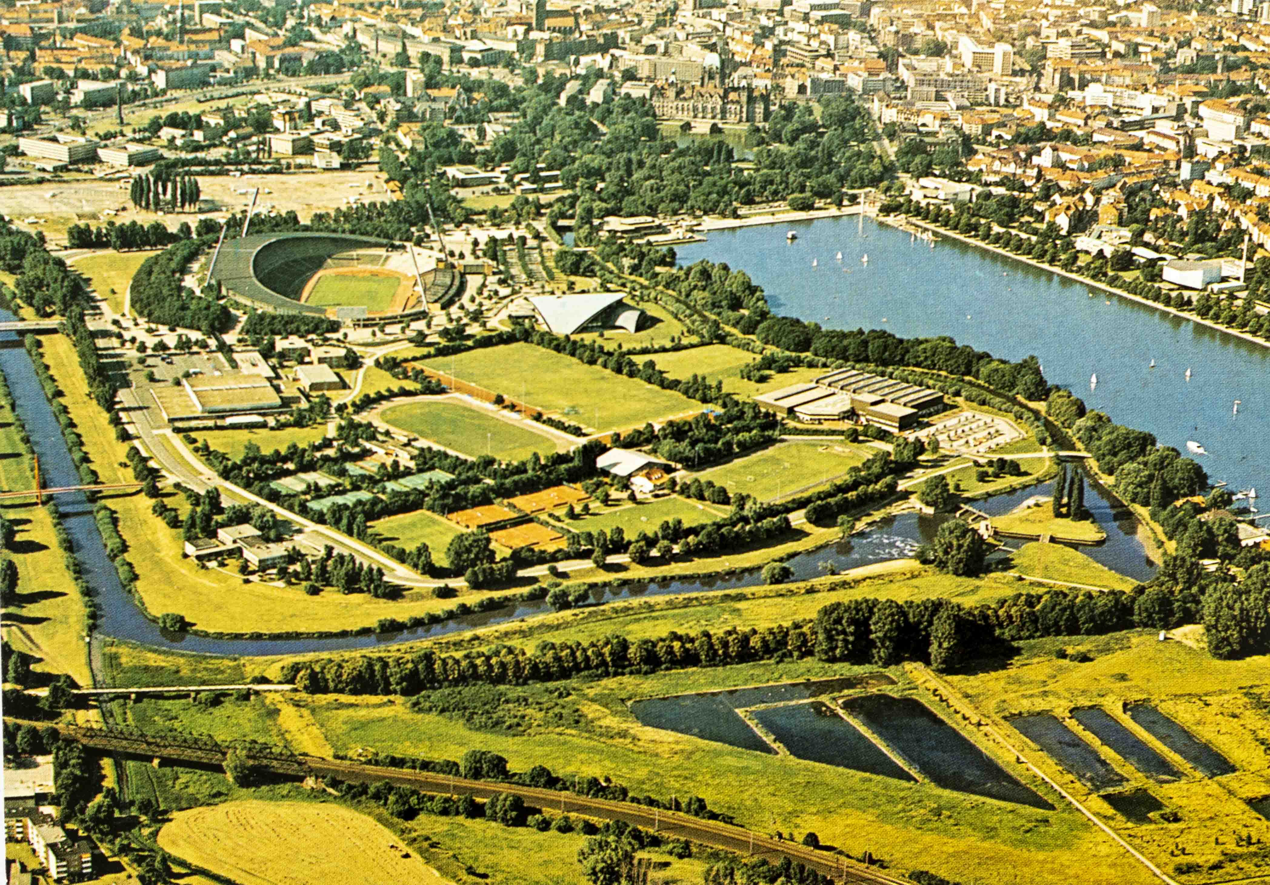 Pohlednice Stadion, Hannover Mitte