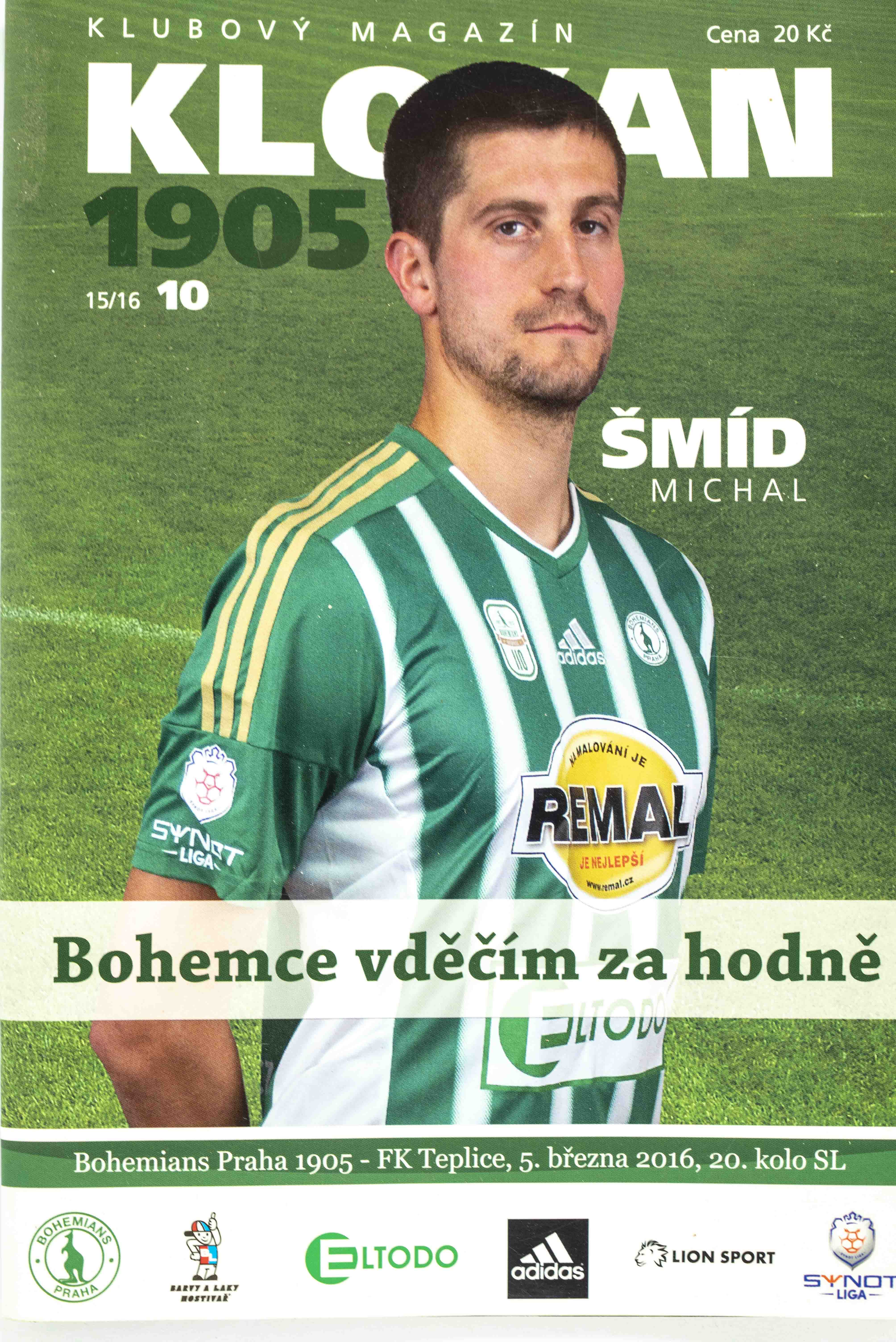 Program Klokan 1905, Bohemians 1905 v. FK Teplice, 10/2015