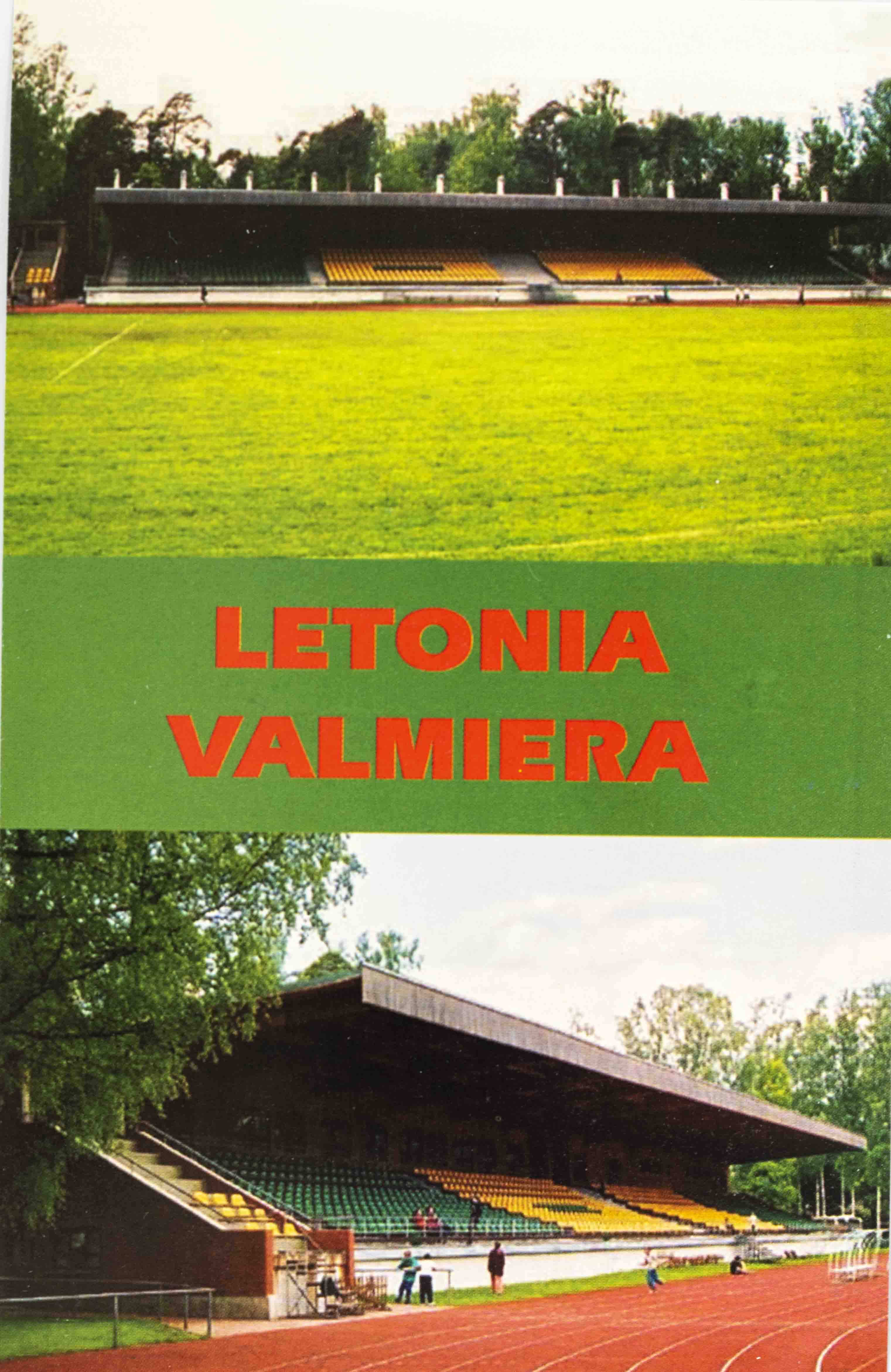 Pohlednice Stadion, Letonia Valmiera
