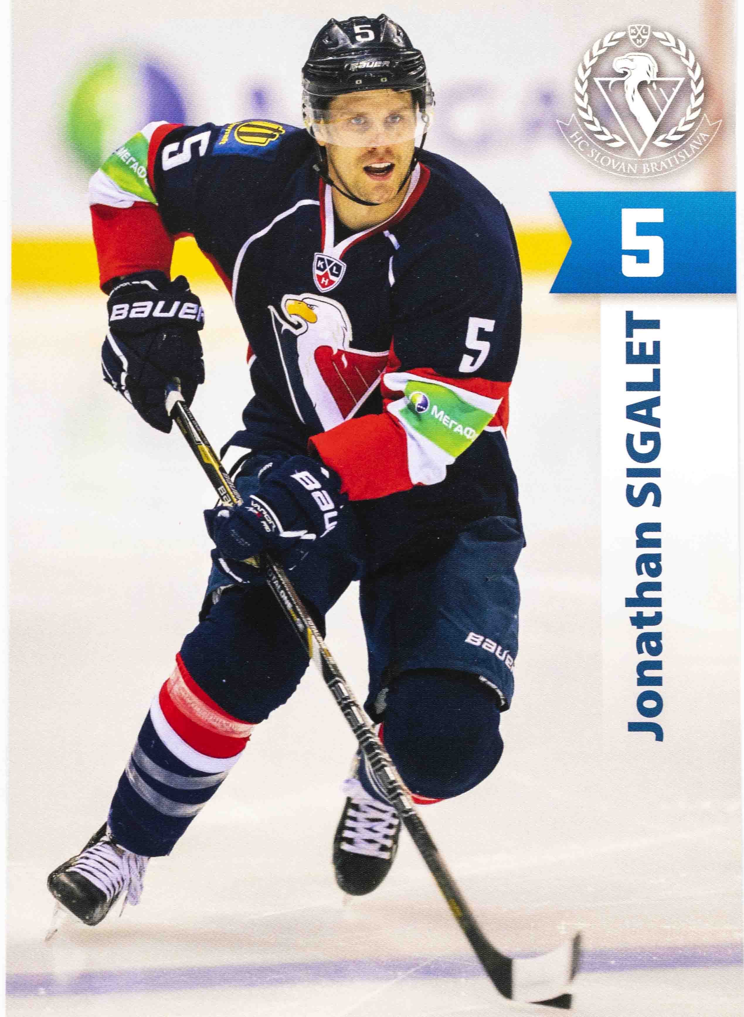 Hokejová karta, Jonathan Sigalet, HC Slovan Bratislava