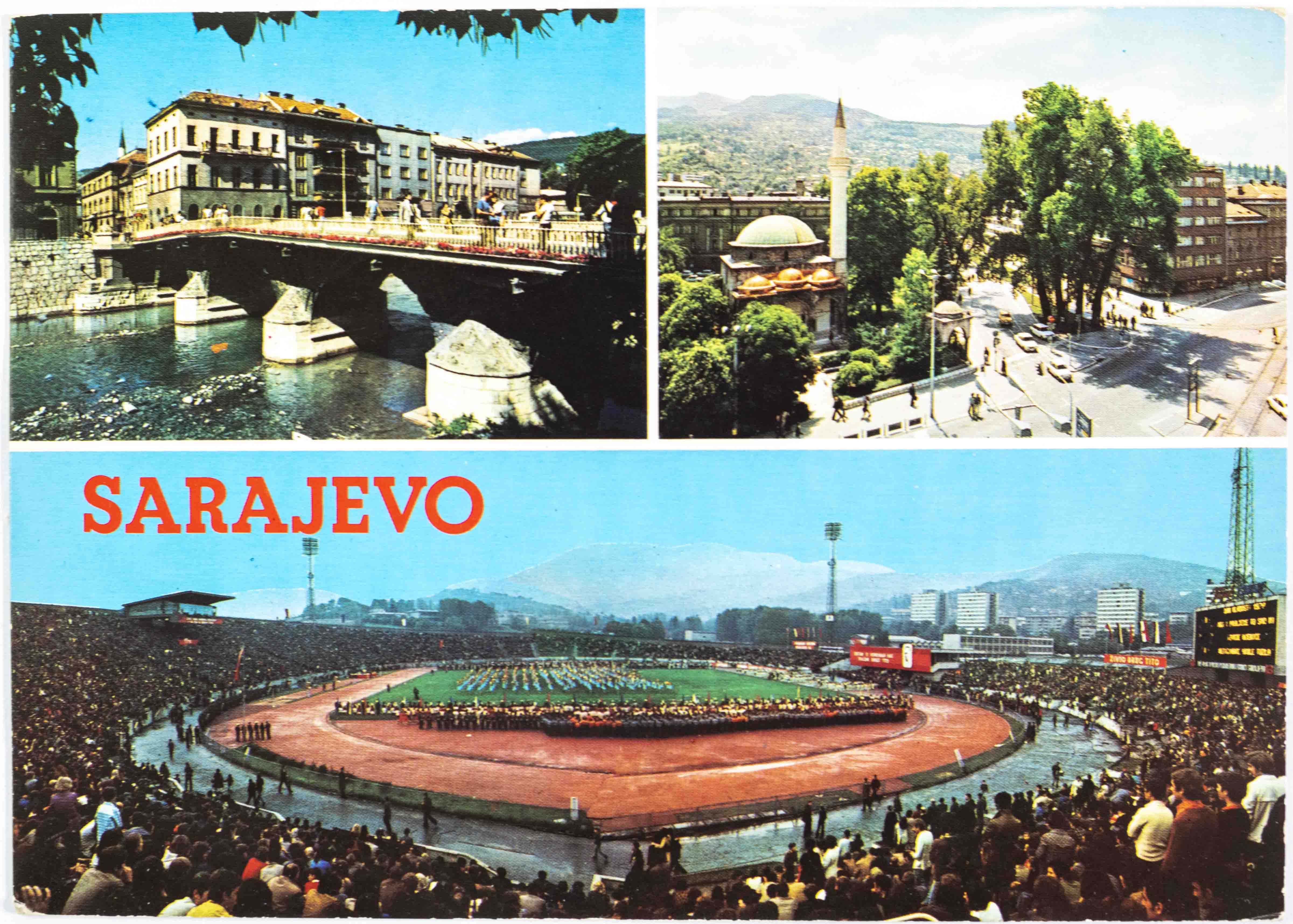 Pohlednice Stadion, Sarajevo