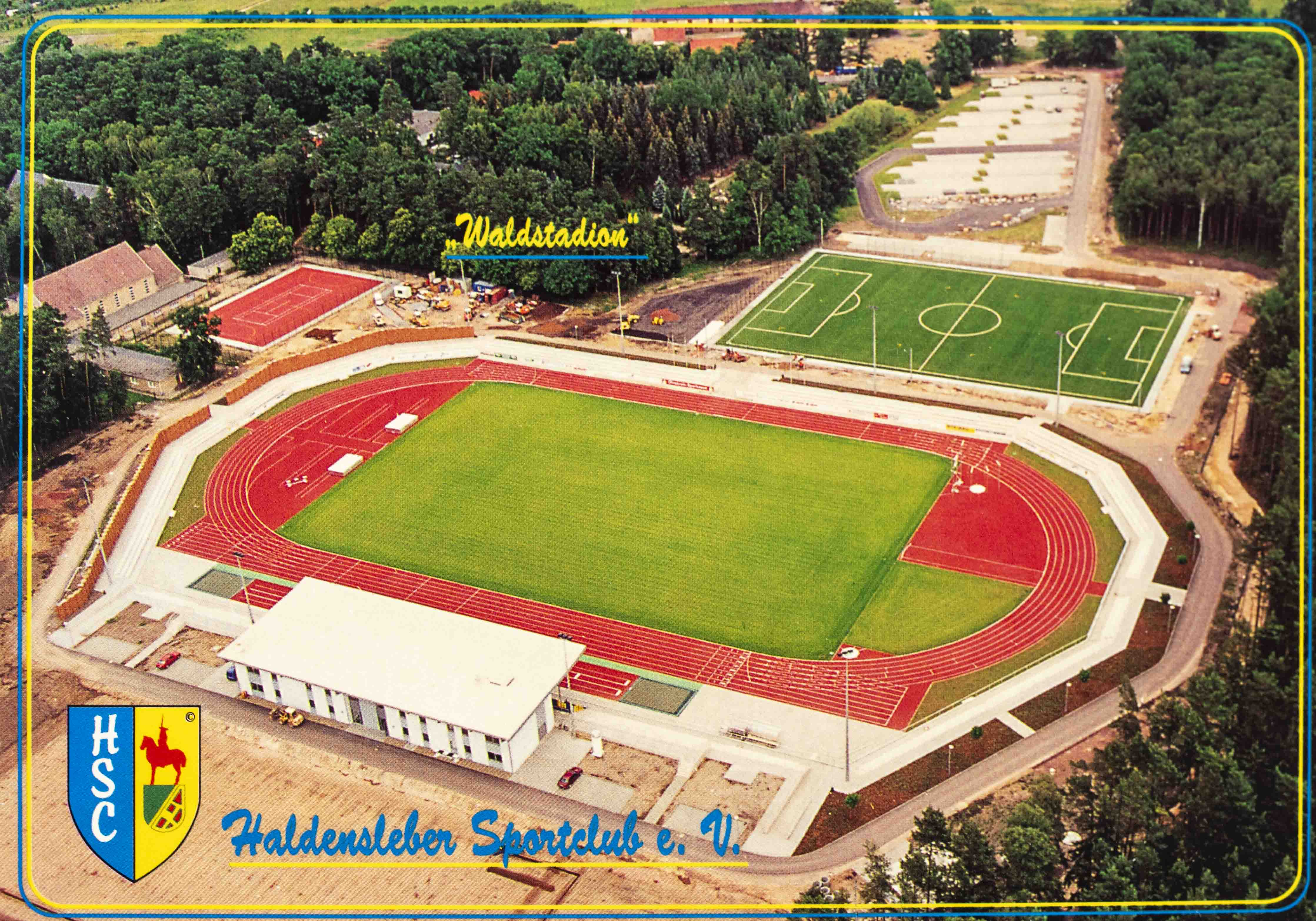 Pohlednice stadion, Handensleben Waldstadion