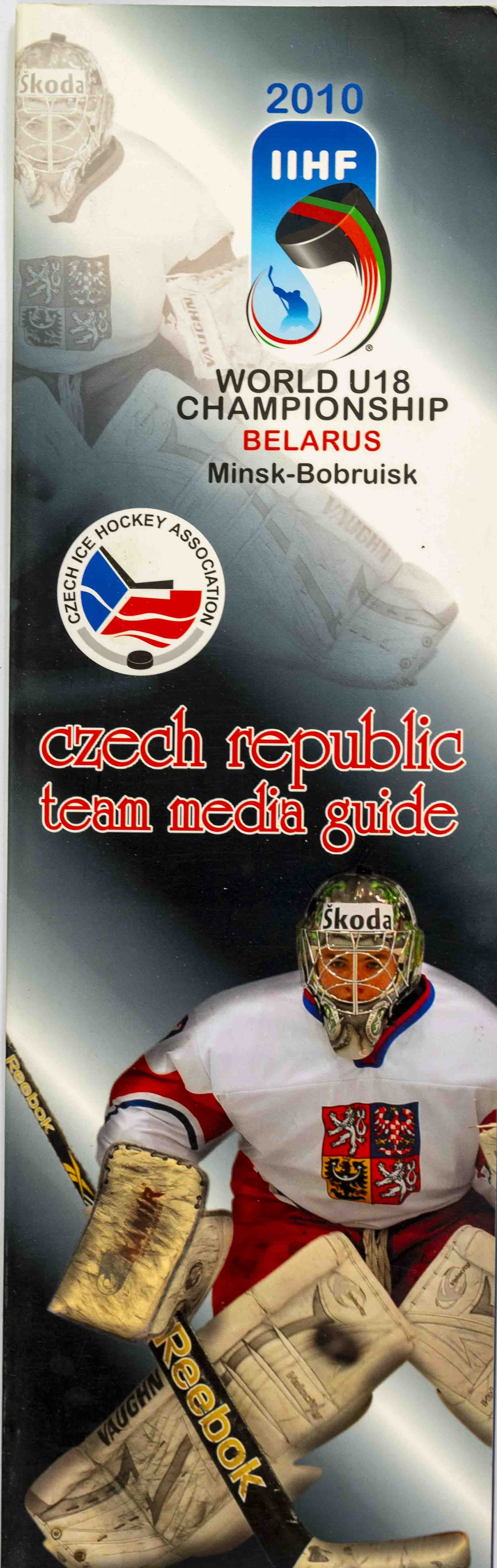 Media Guide 2010 U18 IIHF WCH hockey Belarus, Czech republic