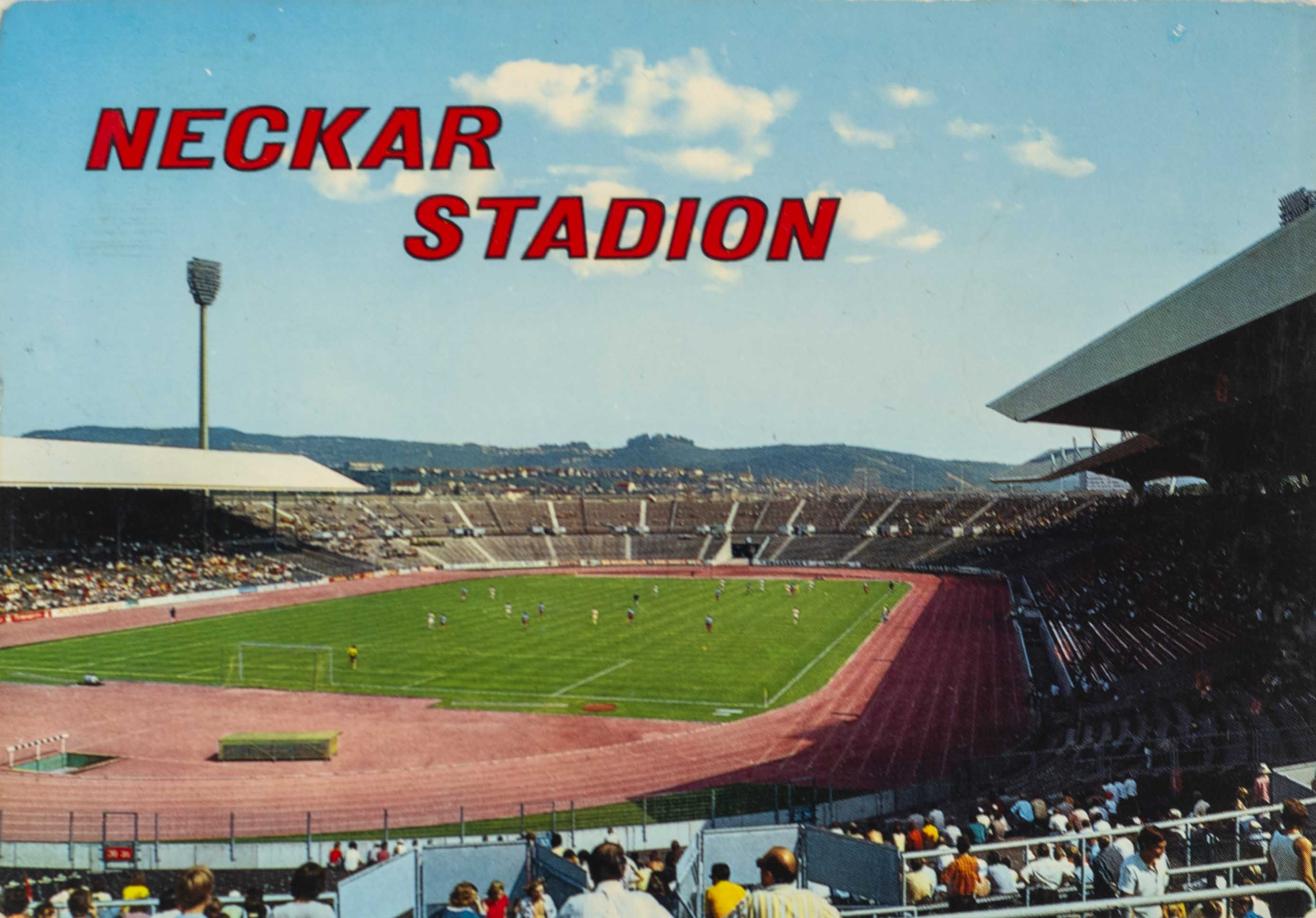 Pohlednice stadión, Neckar Stadion, Stuttgart