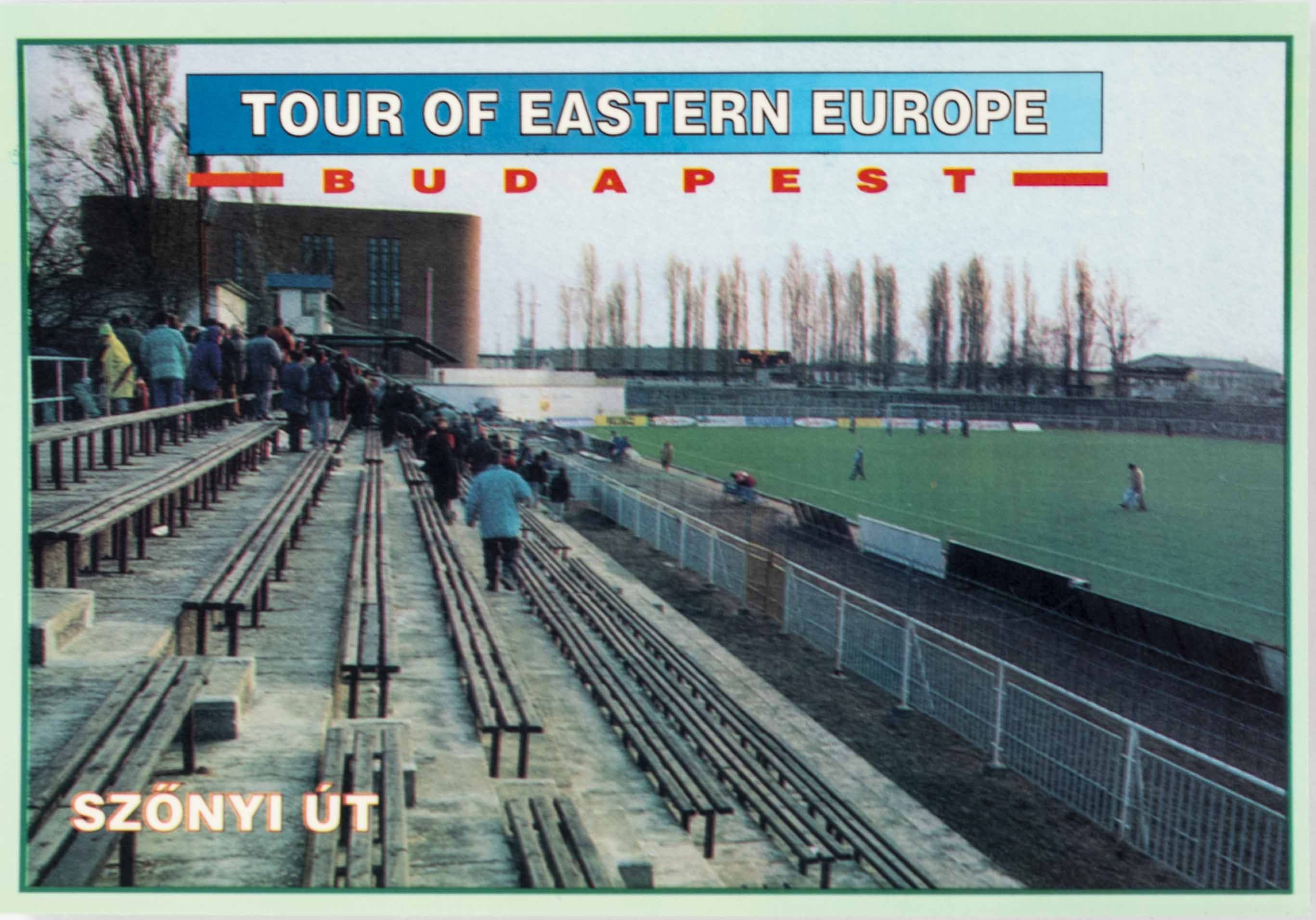 Pohlednice stadión, Tour of Eastern Europe, Budapest 2
