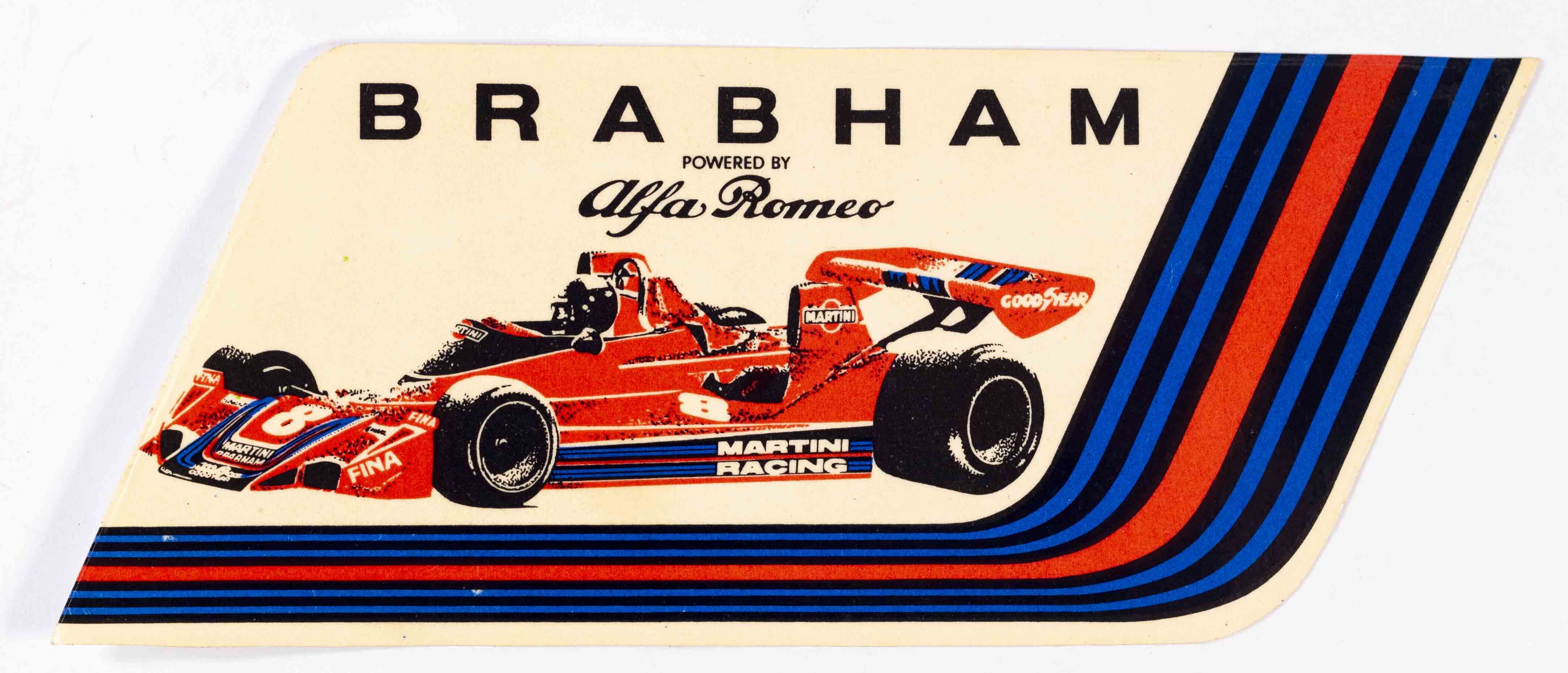 Samolepka Brabham, Alfa Romeo