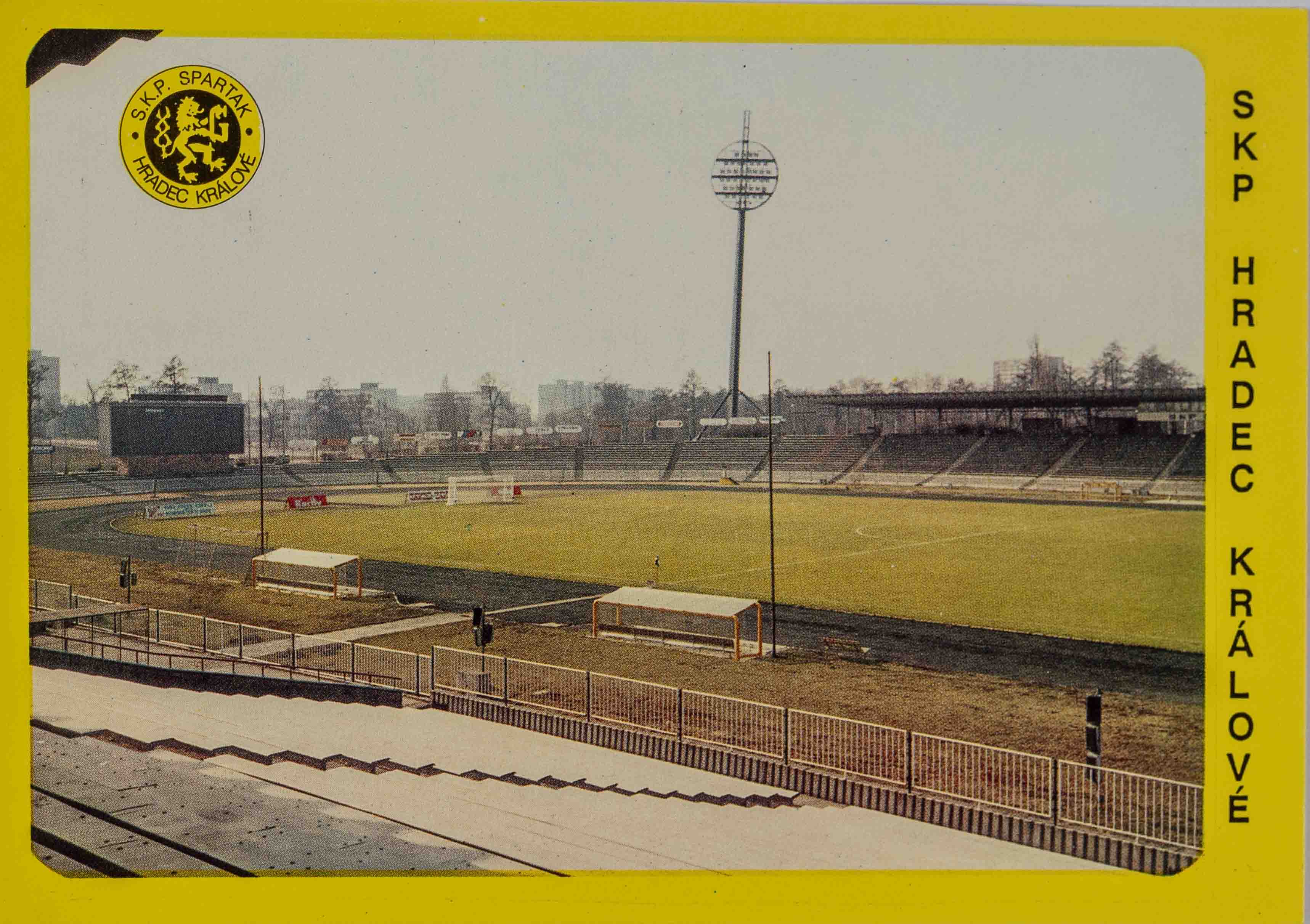 Pohlednice stadión, BKP Hradec Králové