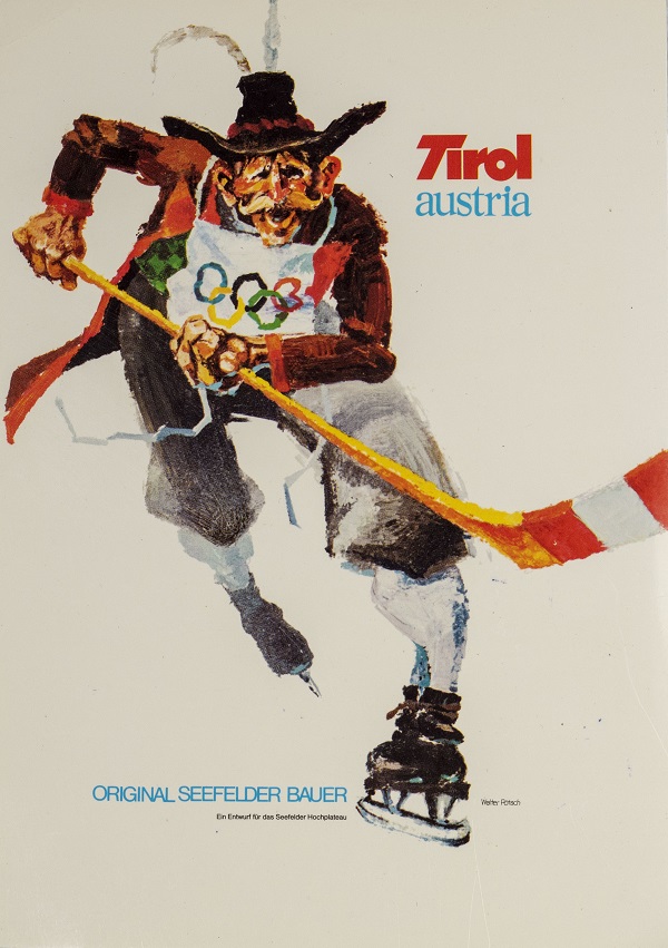 Pohlednice XII. OG, 1976, Tirol, hockey II