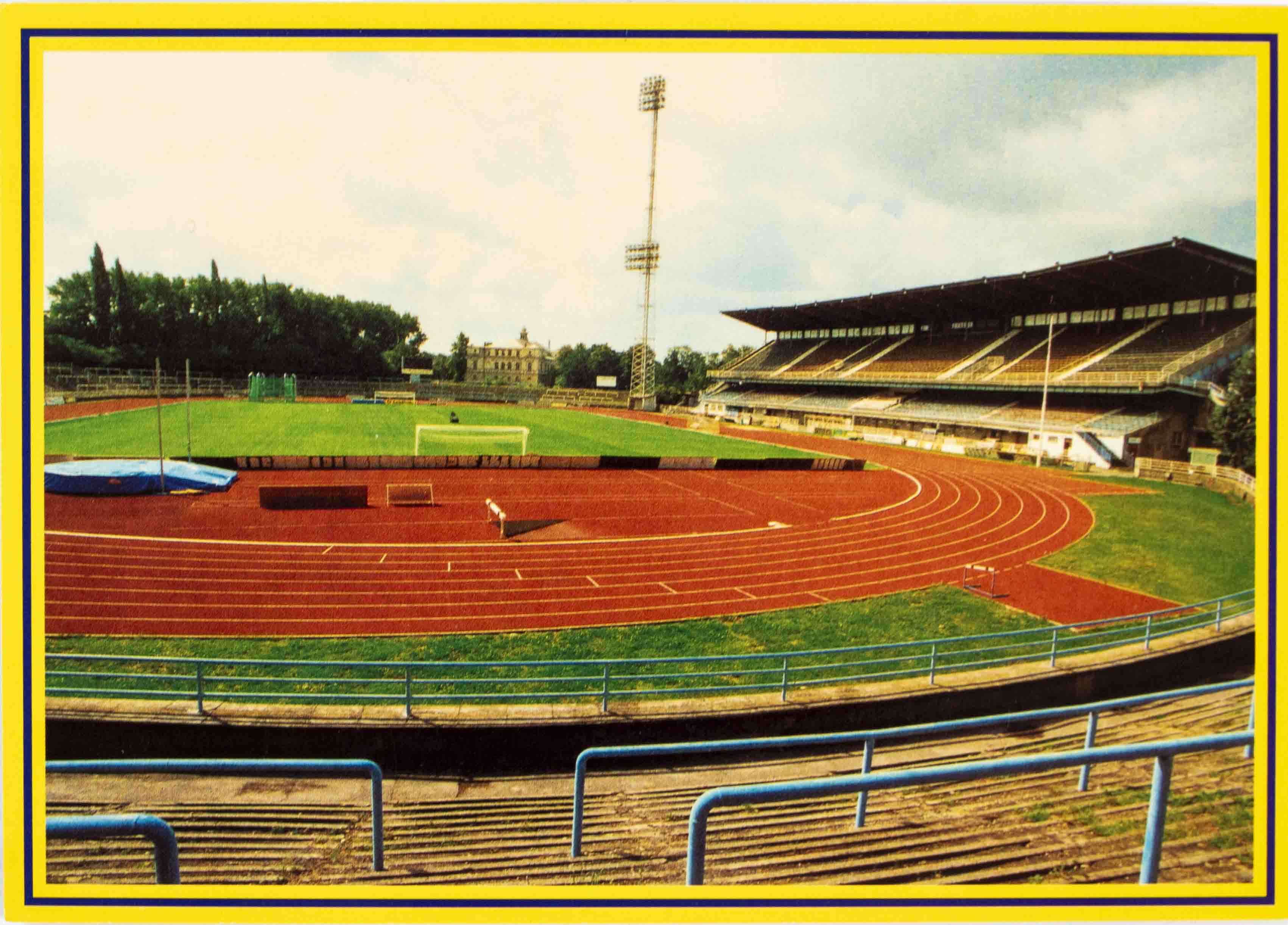 Pohlednice stadion, Plzeň, Štruncovy sady