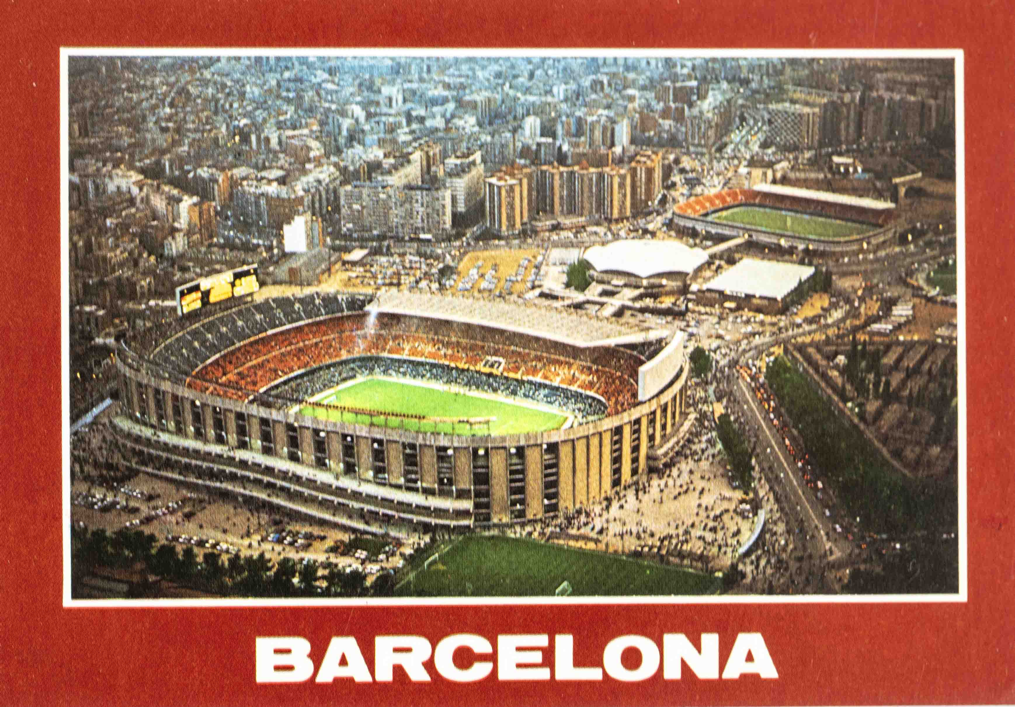 Pohlednice stadion, Barcelona, Estadi Barcelona 2