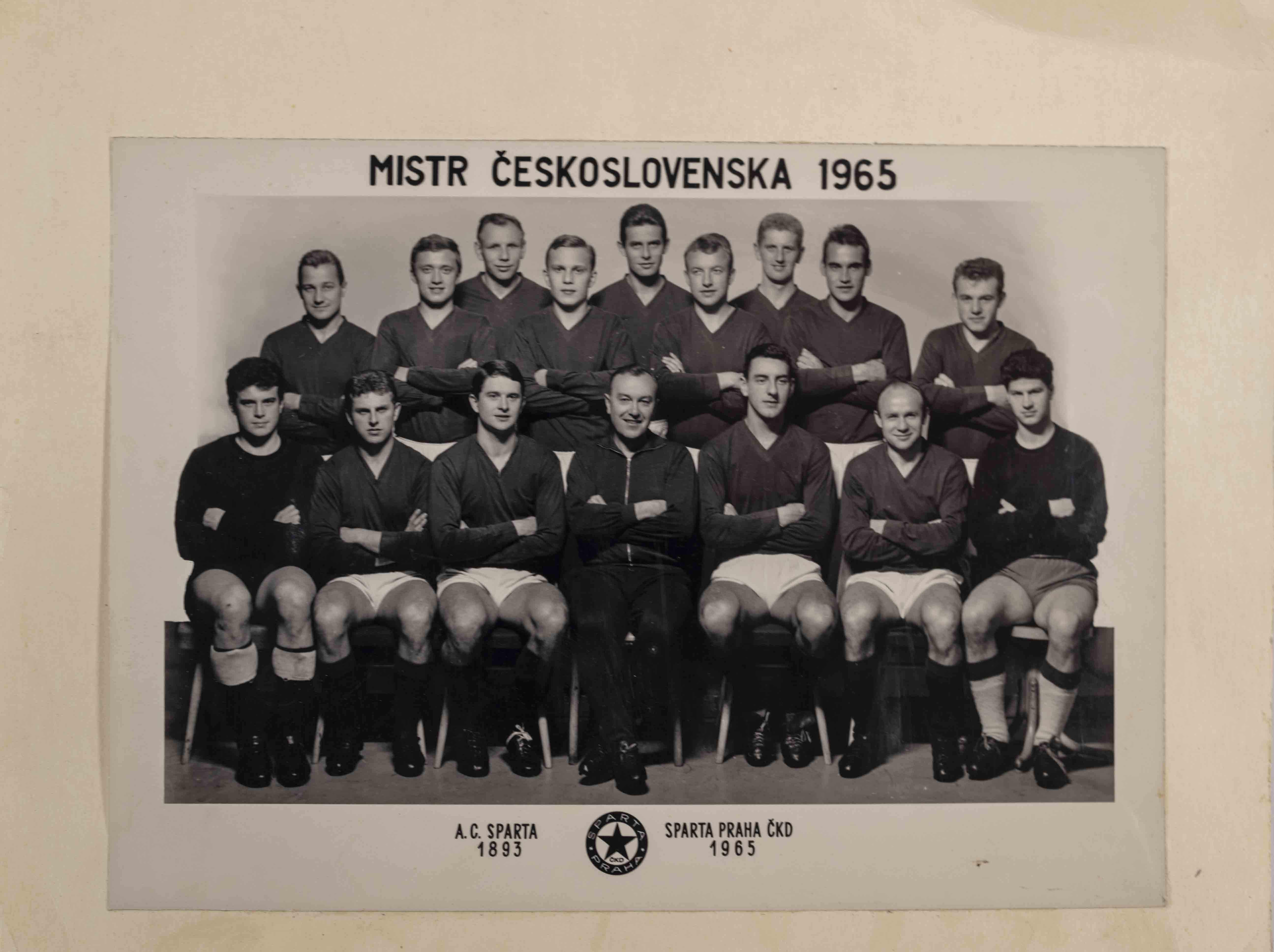 Fotbalový tým Sparta Praha ČKD, mistr ČSSR 1965