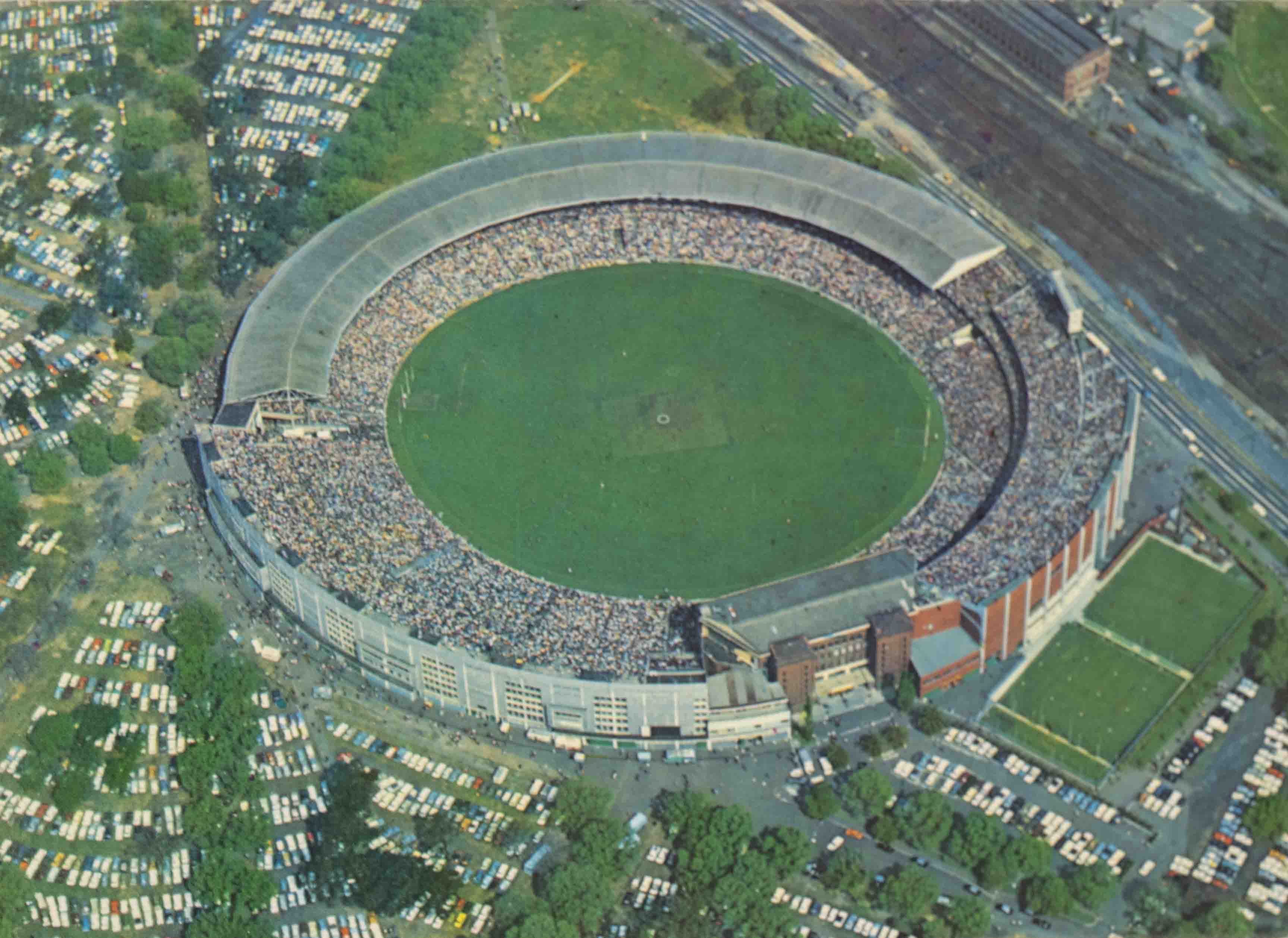 Pohlednice stadion, Aerial View of Mellbourne Cricket Ground