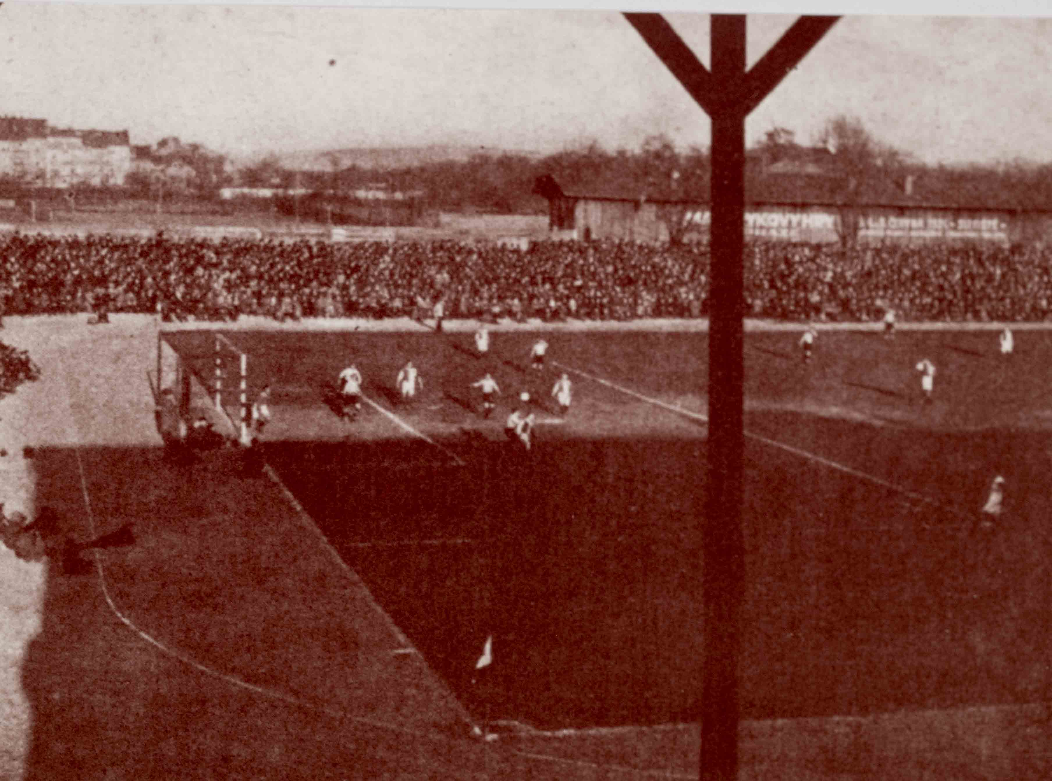 Pohlednice stadion, SK Slavia Praha, 1927