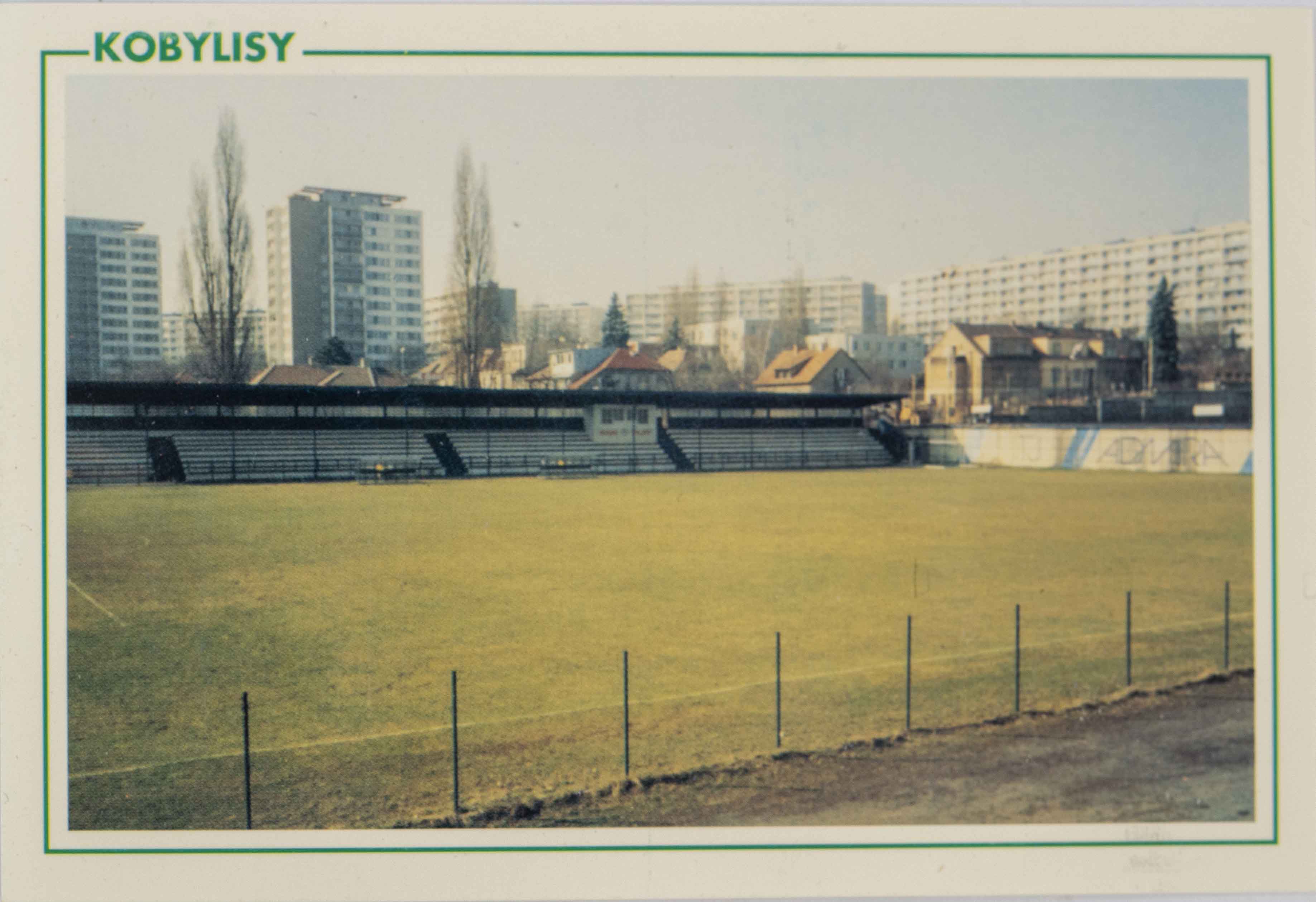 Pohlednice stadion, Kobylisy
