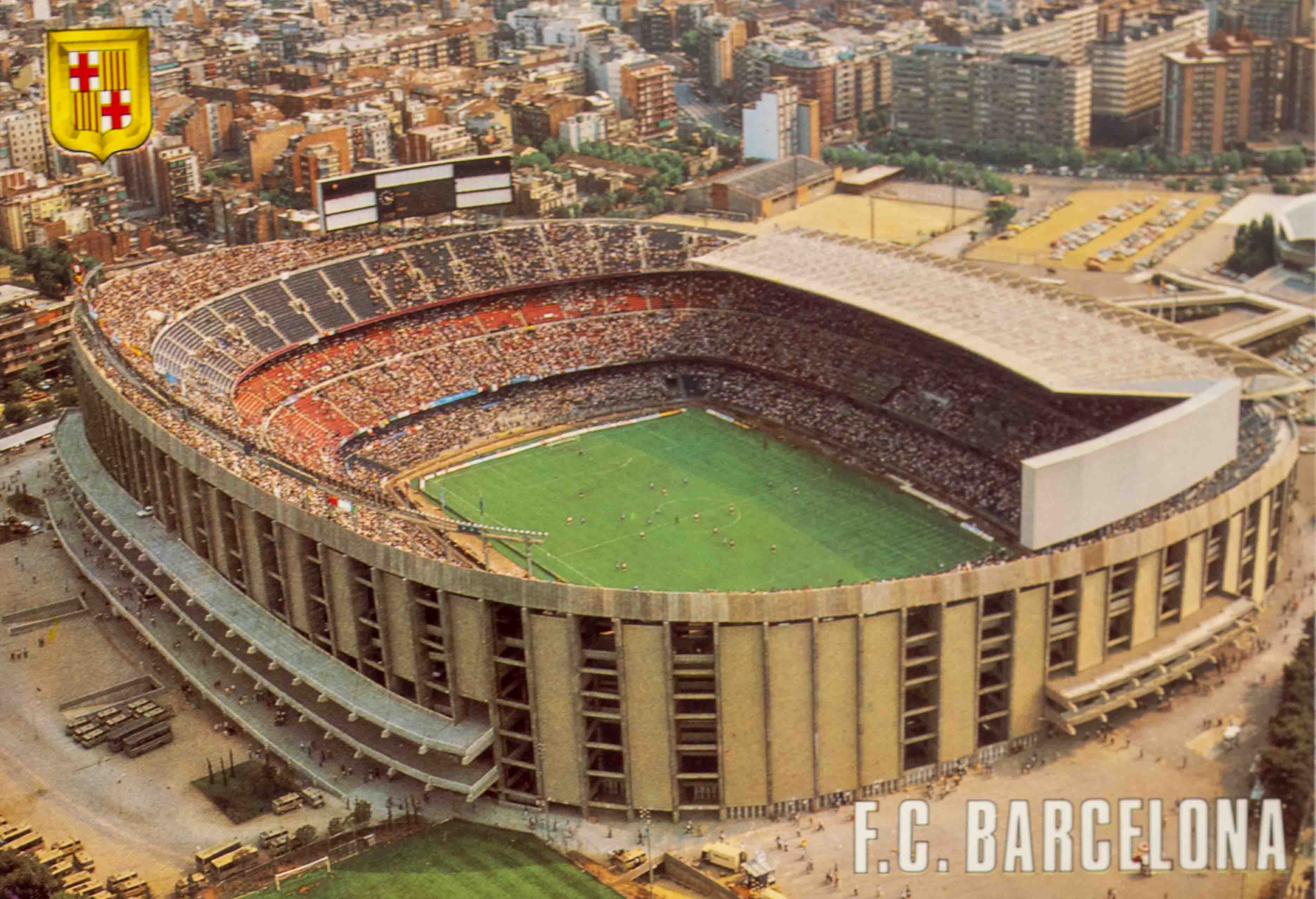Pohlednice stadion, F. C. Barcelona, Estadi futbol club