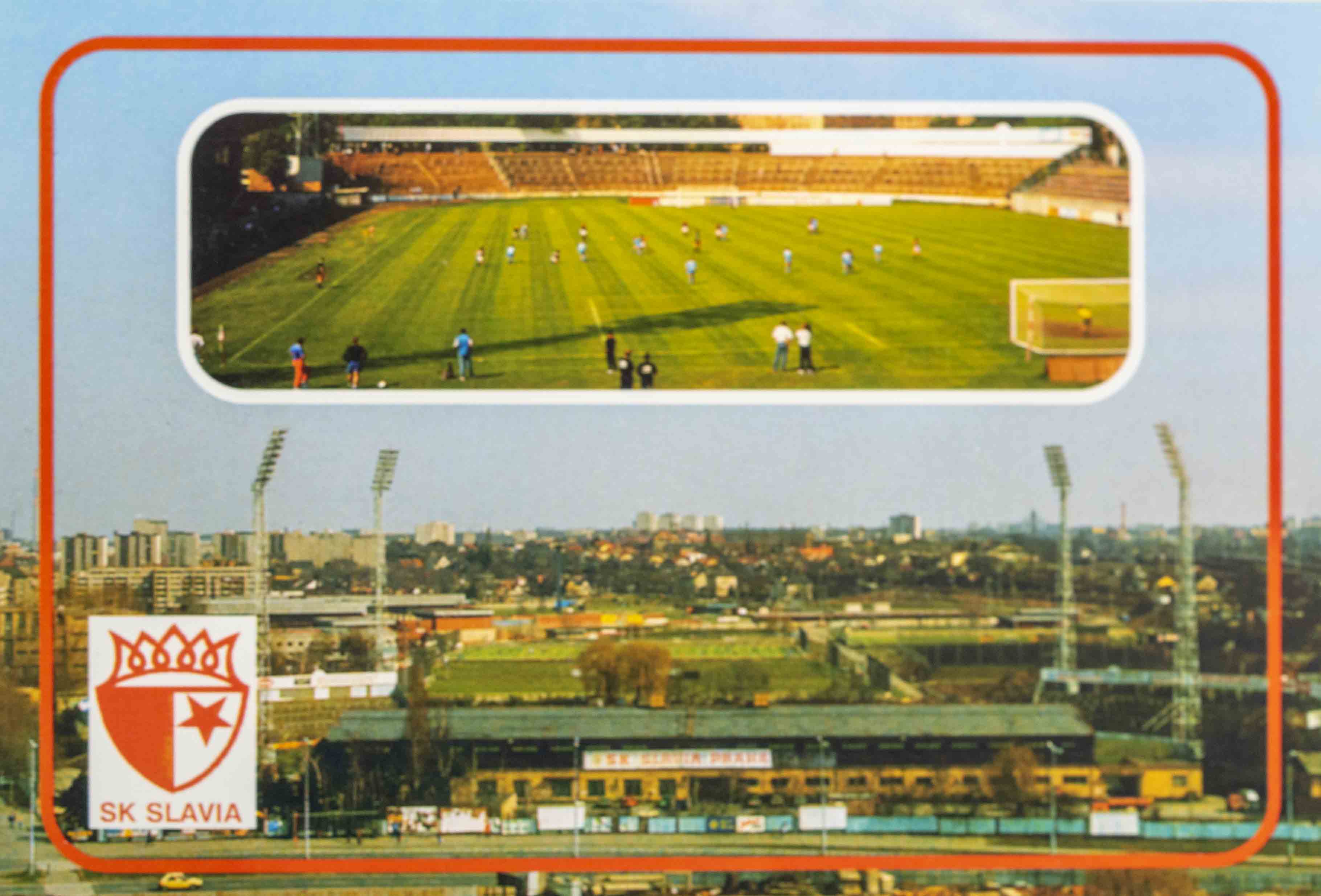 Pohlednice stadion, SK Slavia Praha, Stadion Eden, CZ - 002
