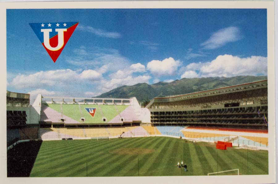Pohlednice stadion, Quito Ecuador, Estadio LDU