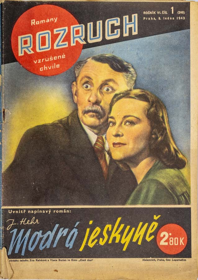 Časopis - Rozruch, Vlasta Burian, 1943